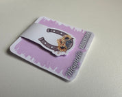 Sunflower Horse Shoe Magnetic Bookmark