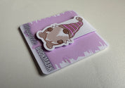 Gnome Pink Magnetic Bookmark