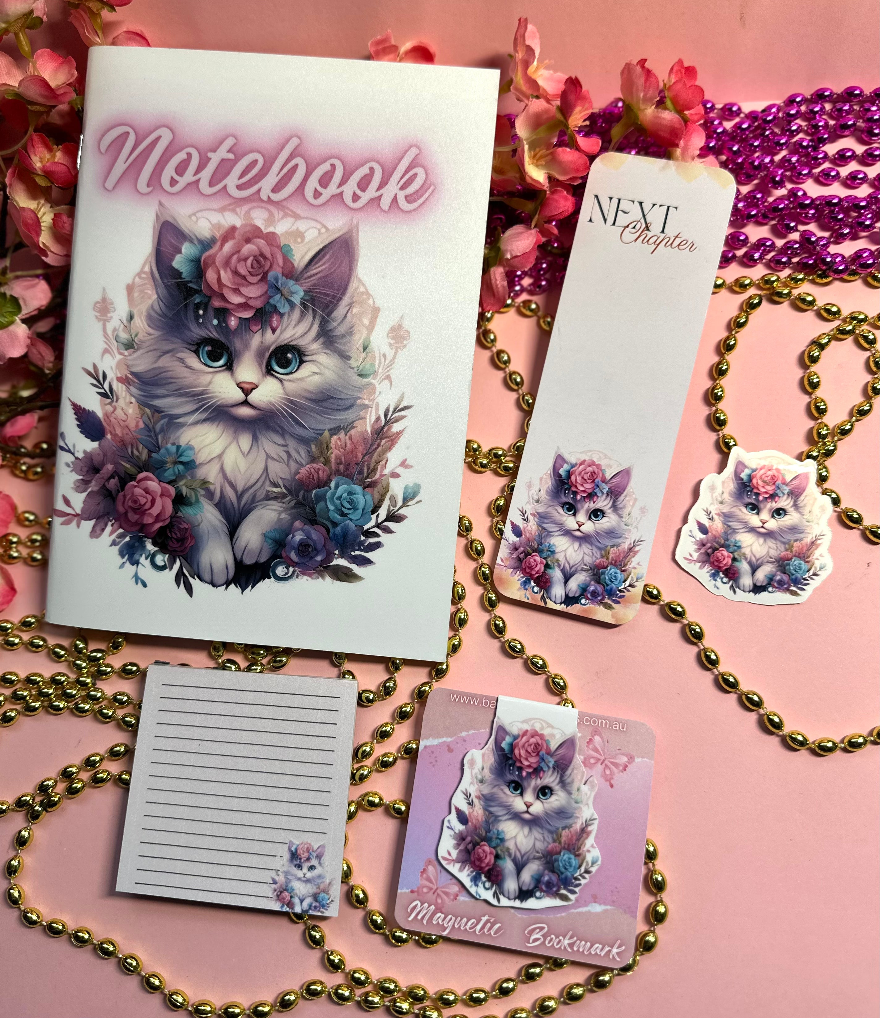 Limited Edition Mystic Flower Cat Stationery Pack My Store