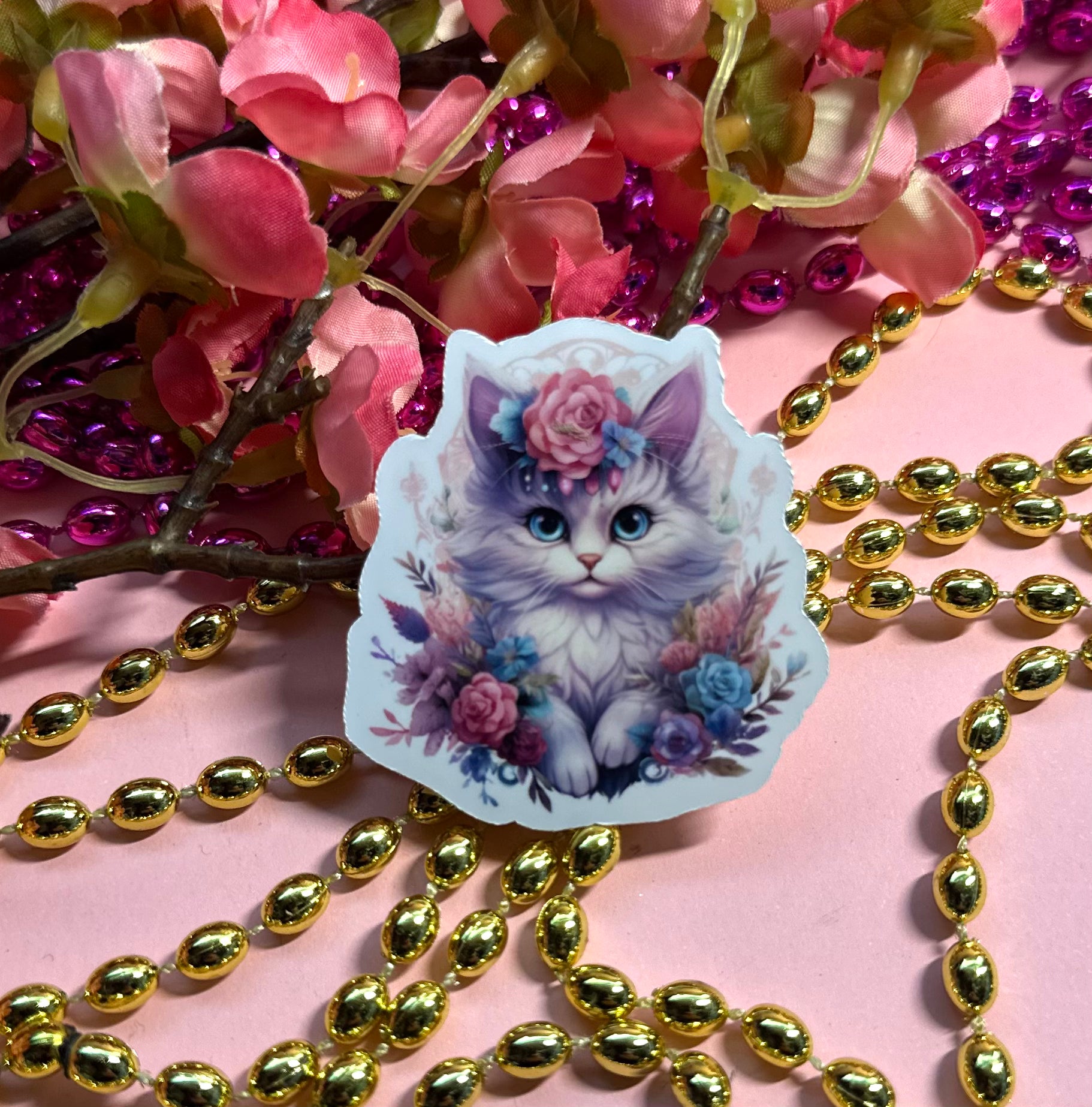 Limited Edition Mystic Flower Cat Stationery Pack My Store