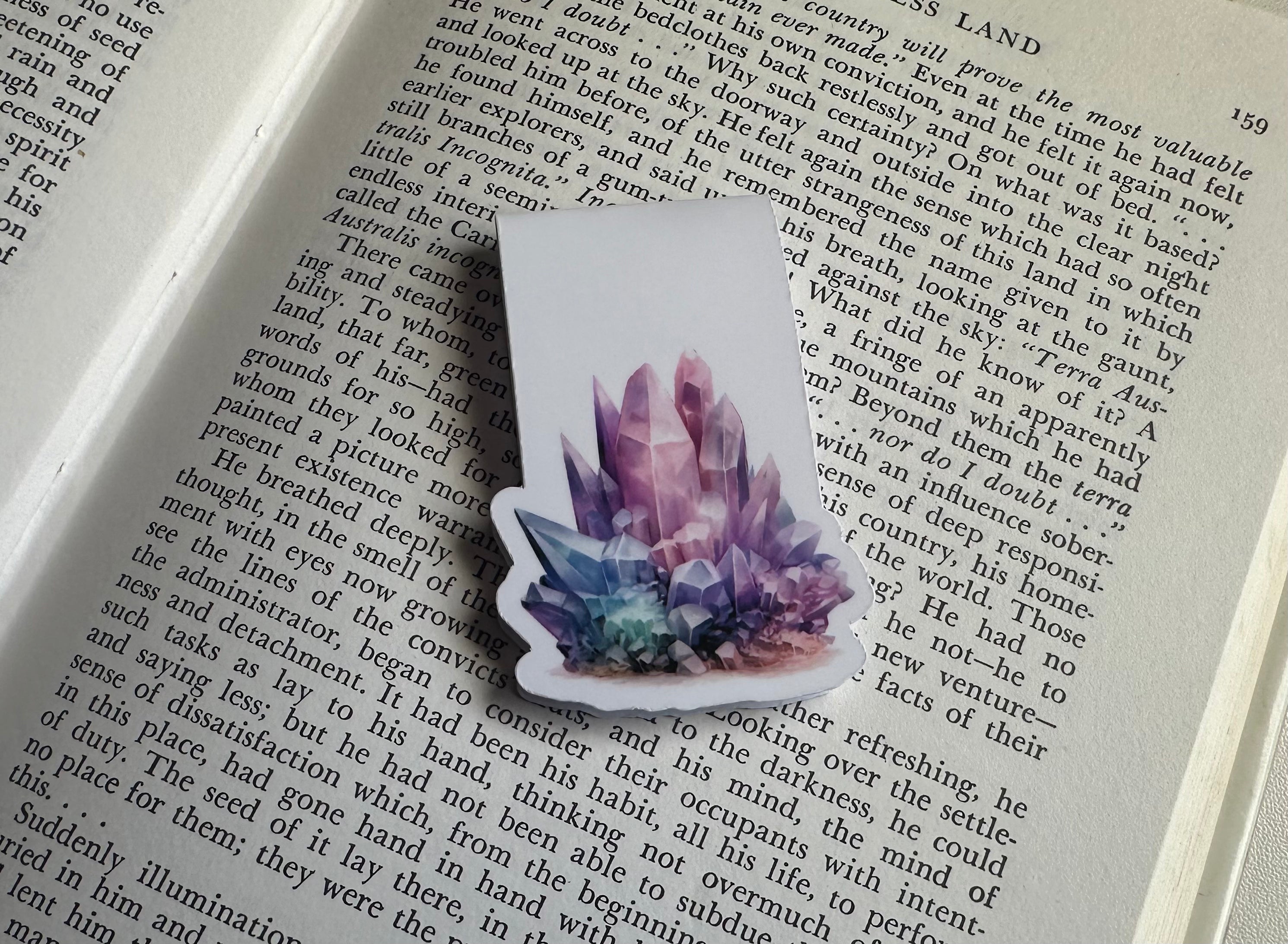 Mystic Crystals Magnetic Bookmark