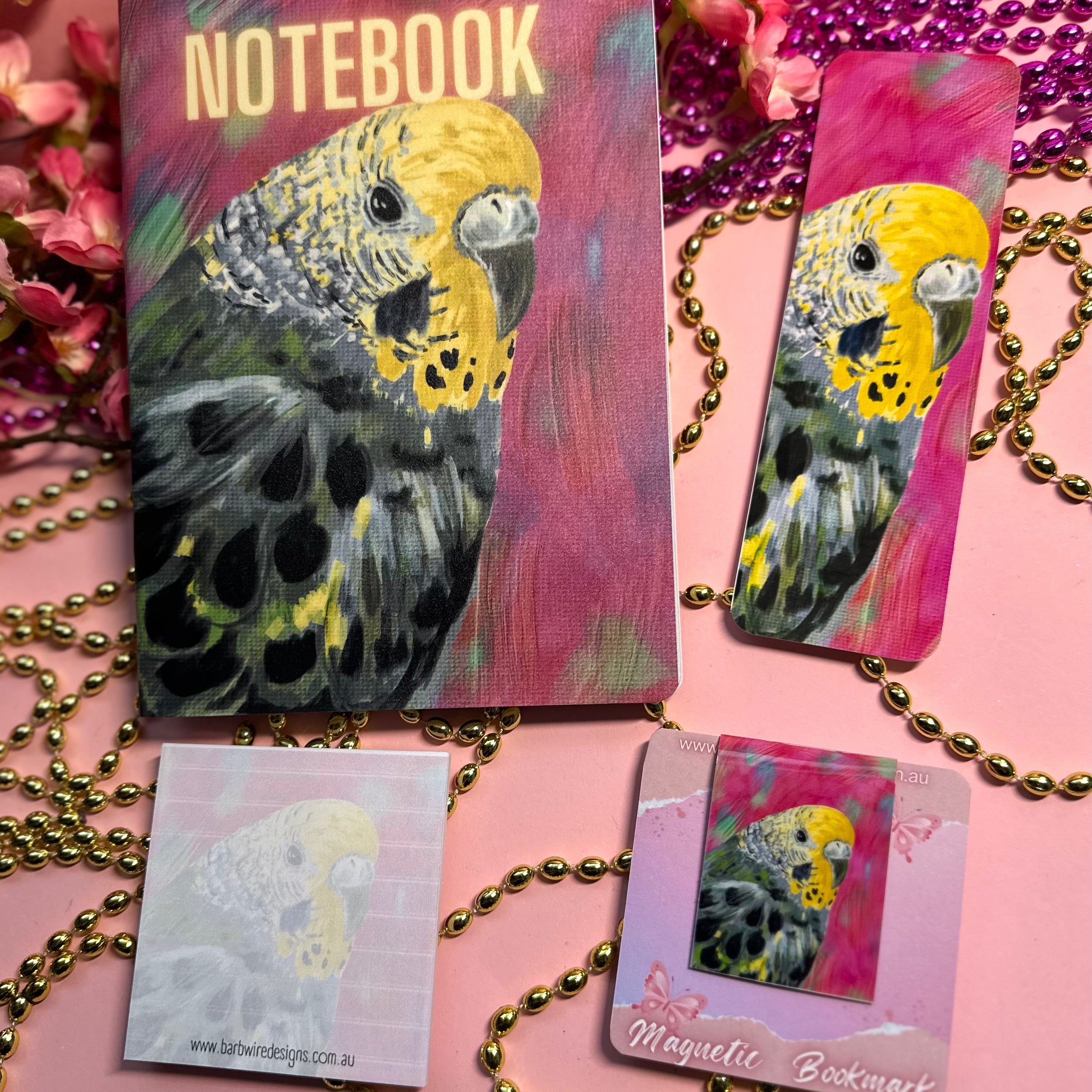 Limited Edition Budgie Stationery Pack My Store