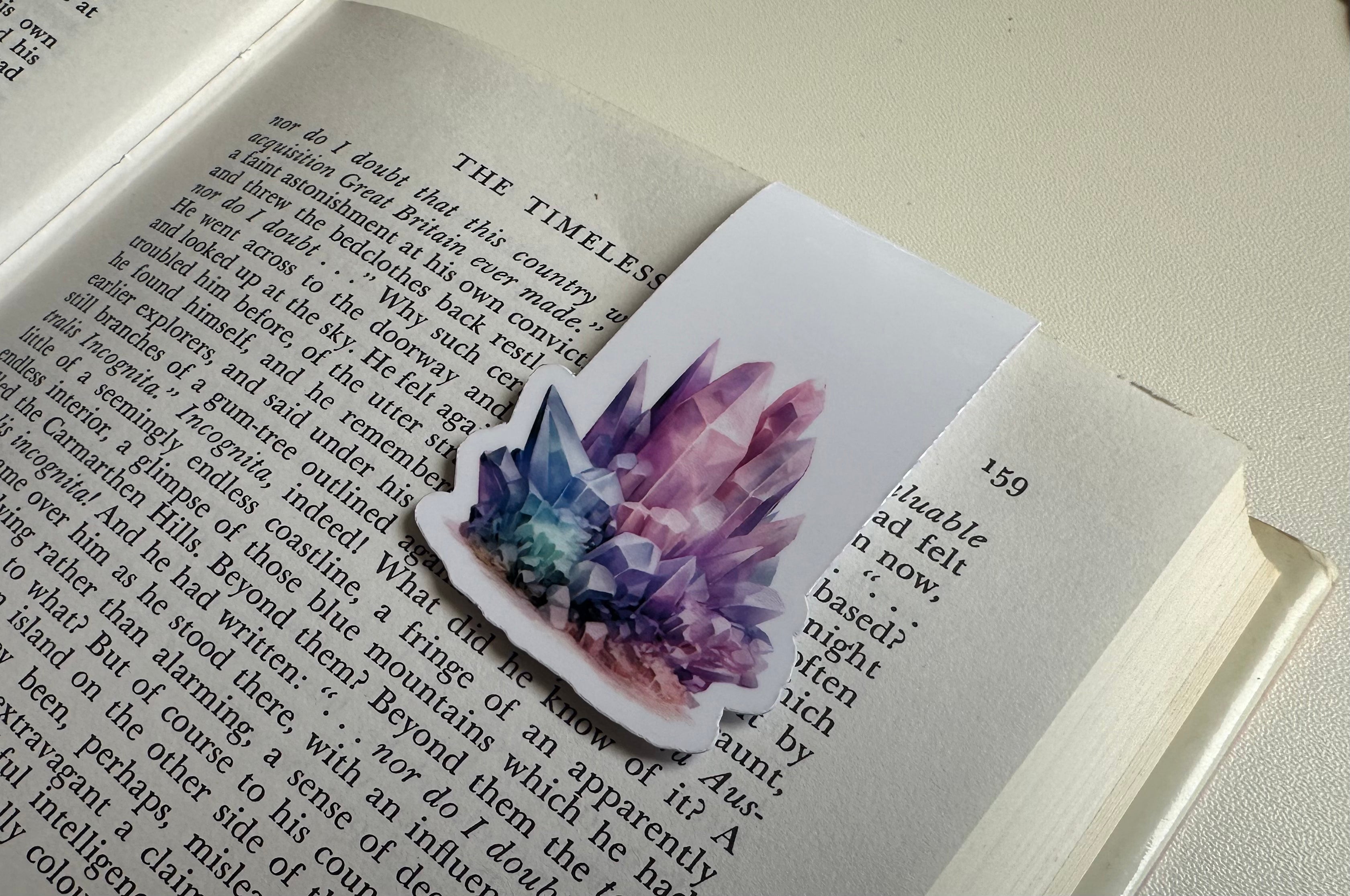 Mystic Crystals Magnetic Bookmark
