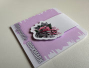 Pink Skull Hand Magnetic Bookmark