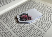 Pink Skull Hand Magnetic Bookmark