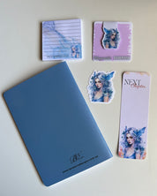 Limited Edition Mystic Blue Butterflies cute Girl Stationery Pack