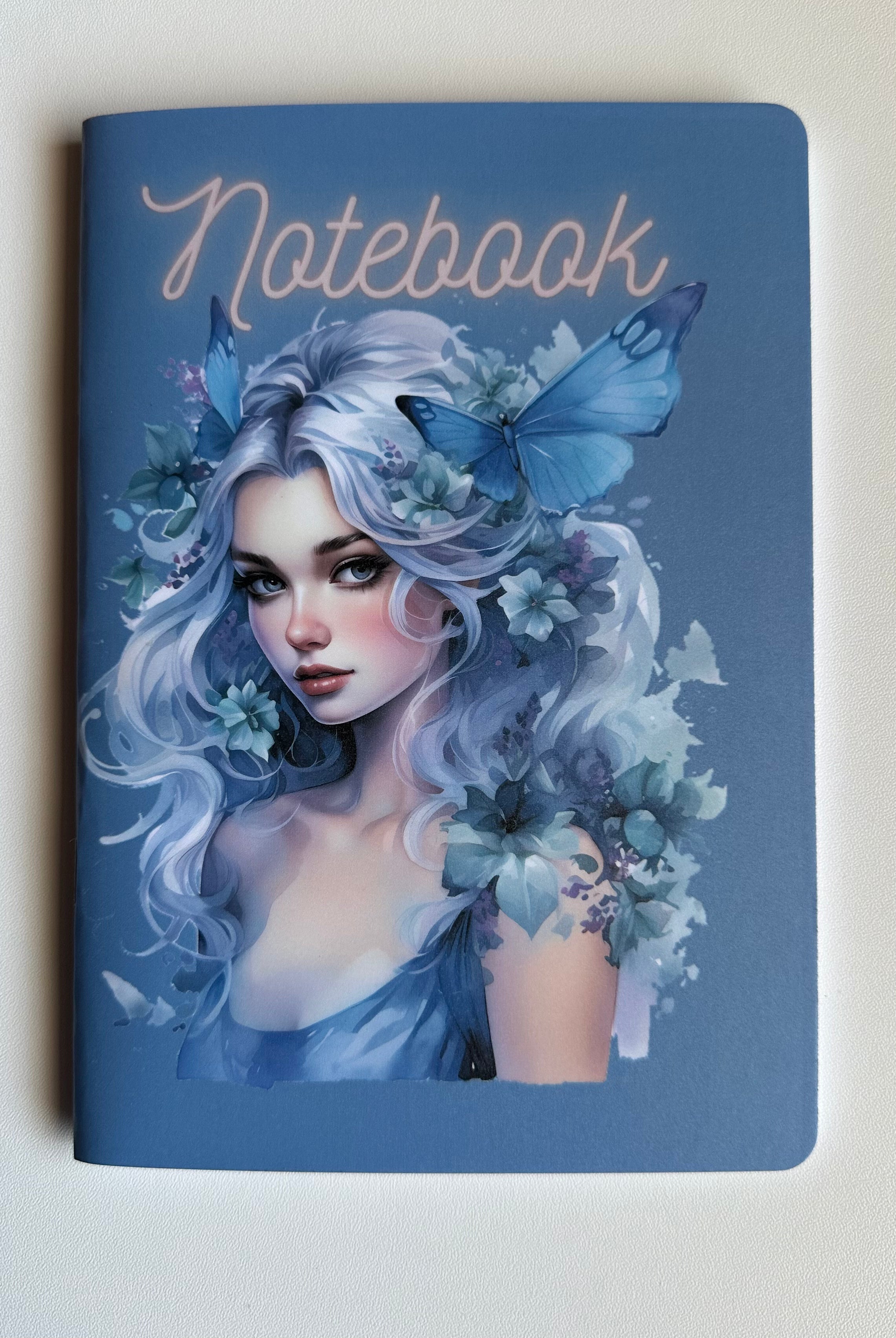 Limited Edition Mystic Blue Butterflies cute Girl Stationery Pack