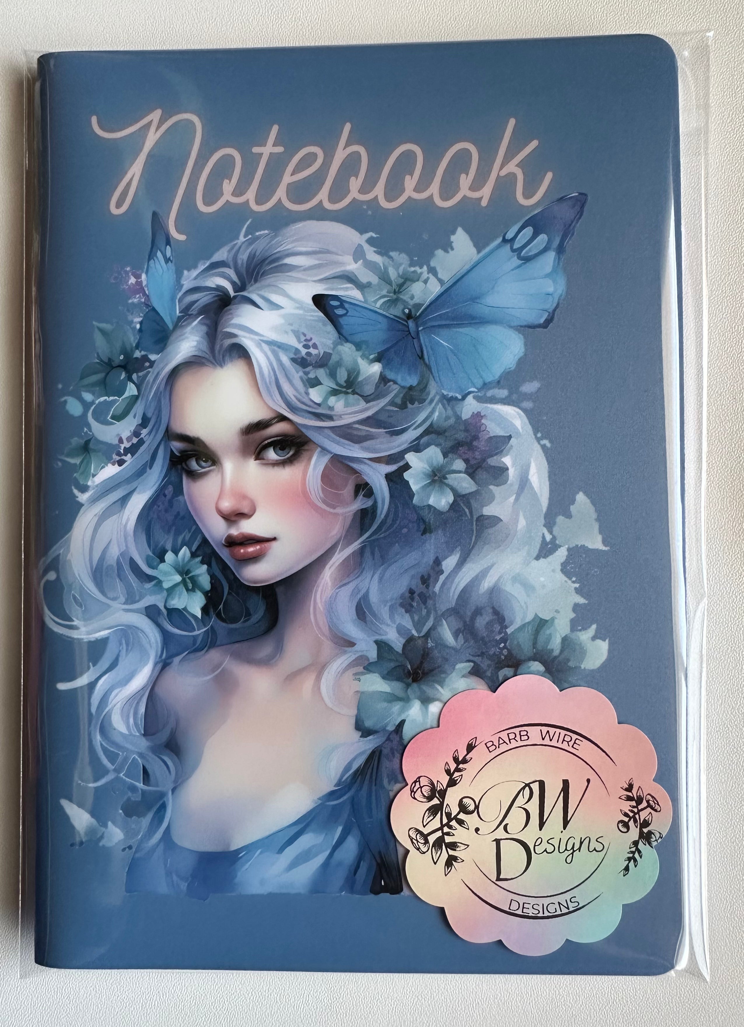 Limited Edition Mystic Blue Butterflies cute Girl Stationery Pack