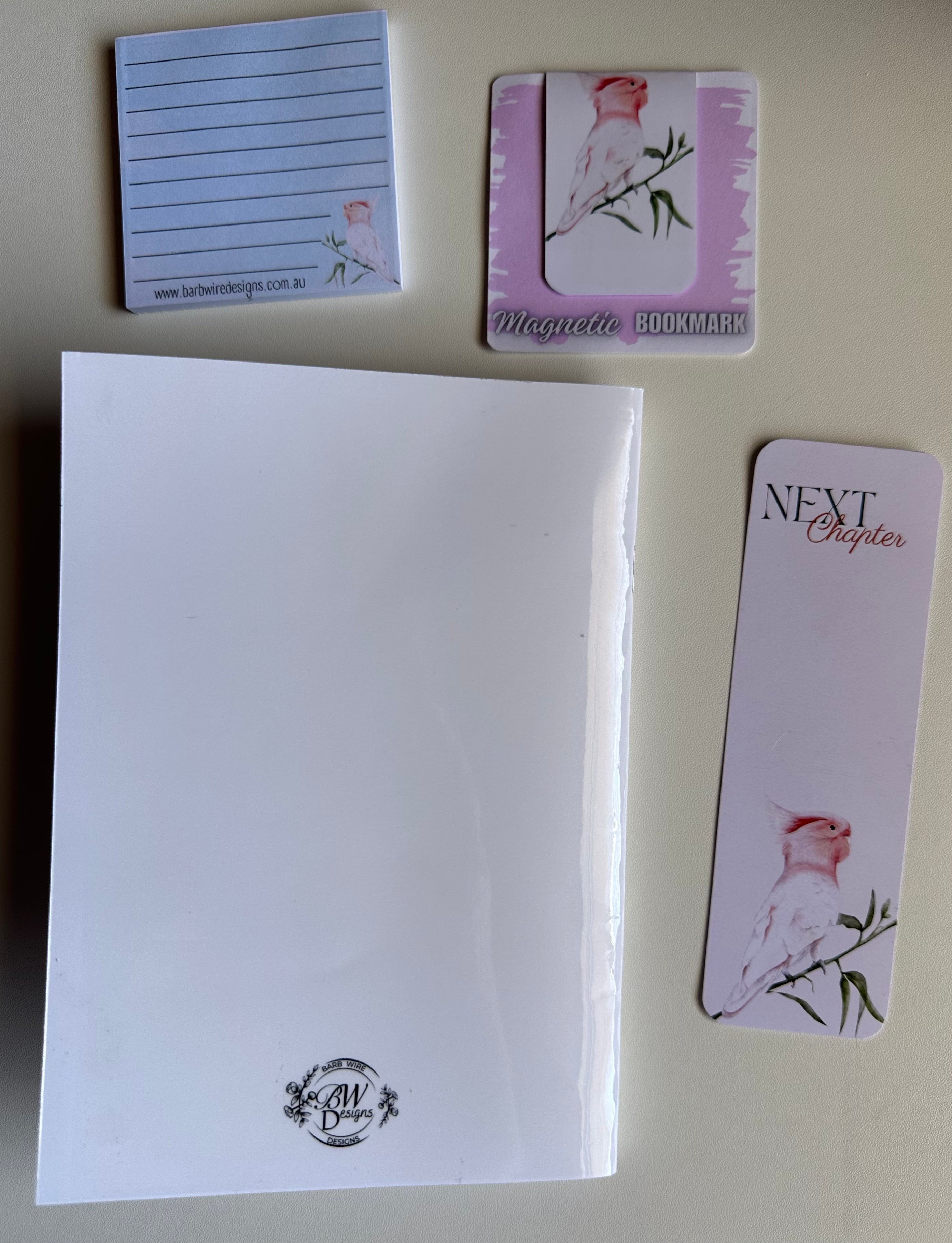 Limited Edition Pink Cockatoo Stationery Pack