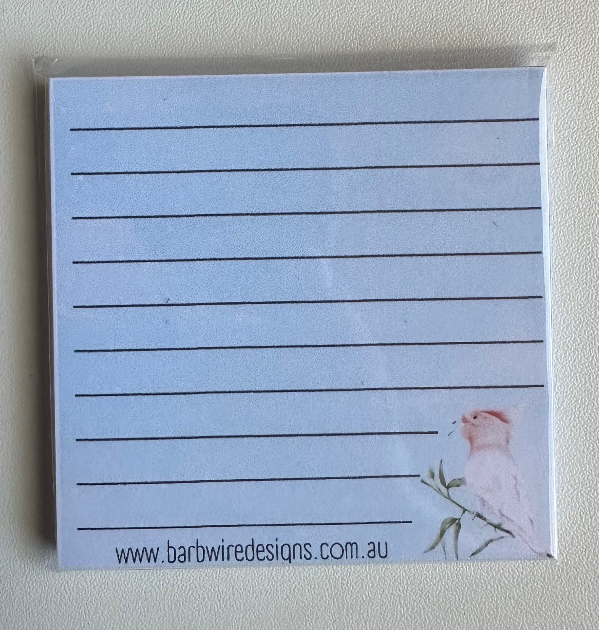 Pink Cockatoo Memo Pad