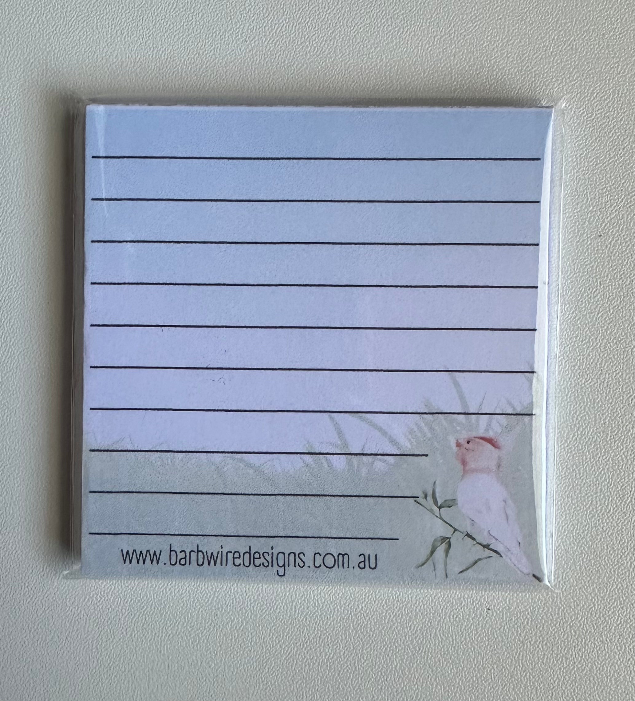 Pink Cockatoo Memo Pad