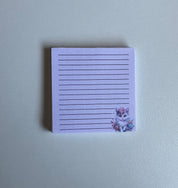 Mystic Floral Cat Memo Pad