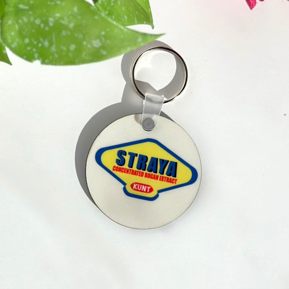 Staya Aussie slang keyring front 
