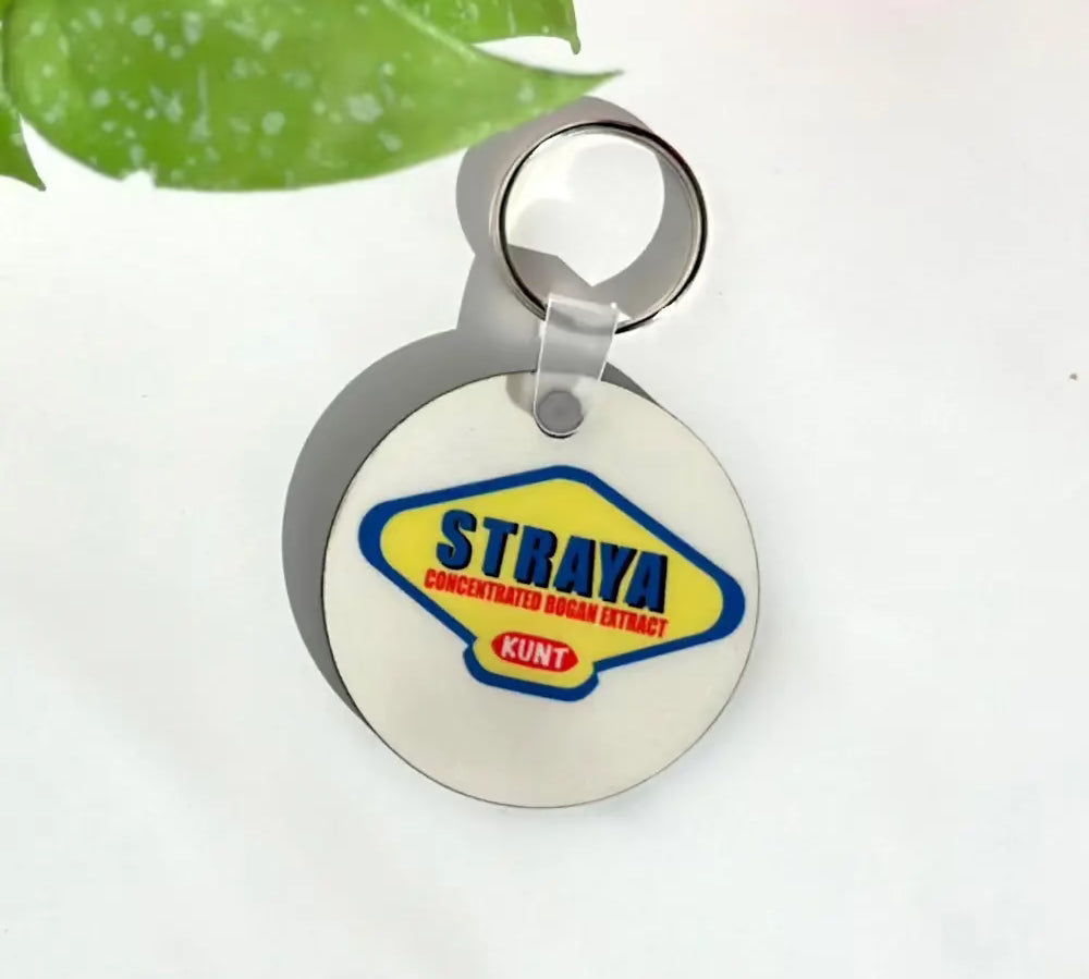 Staya Aussie slang keyring front 