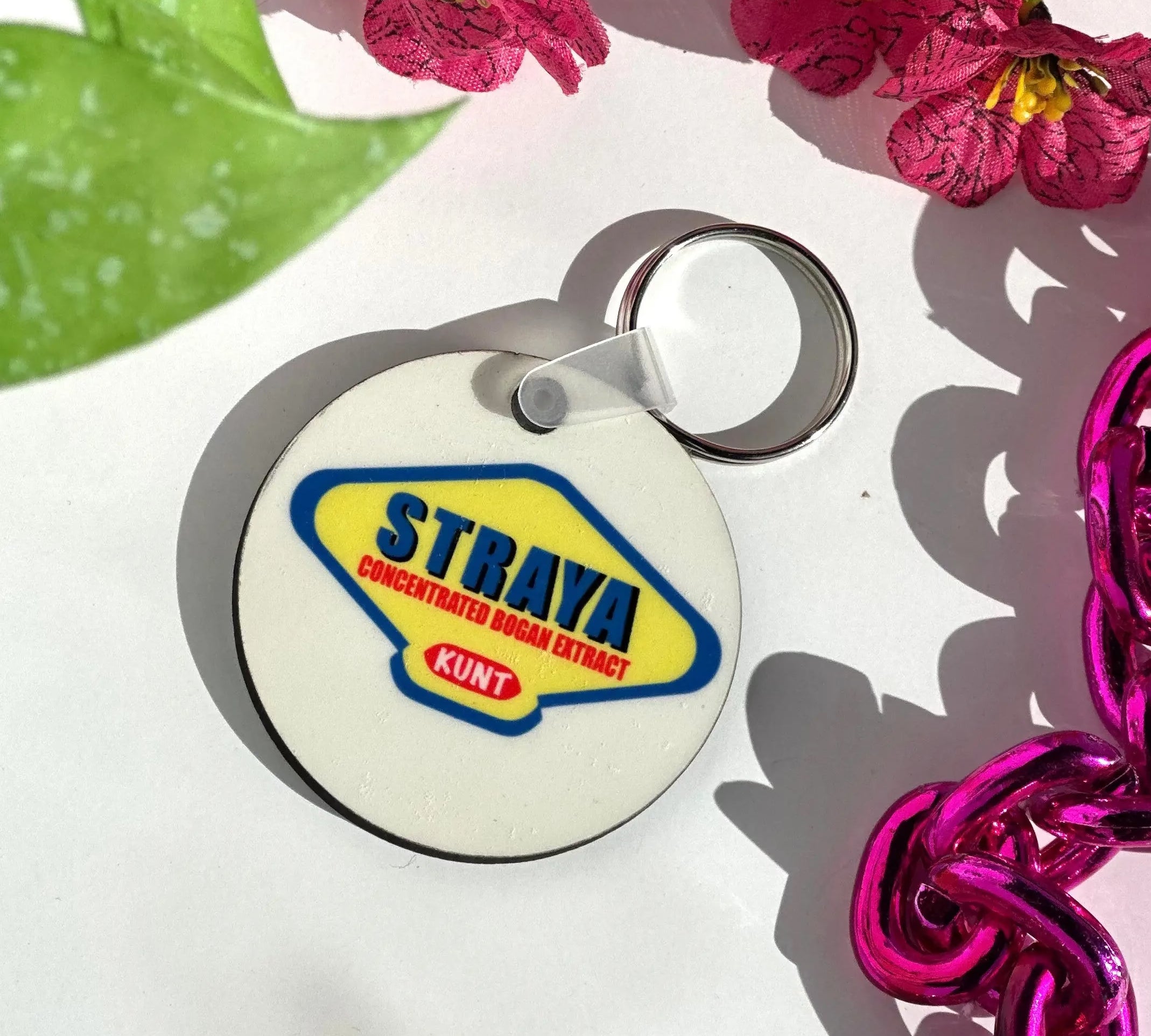 Straya Keyring front view bright