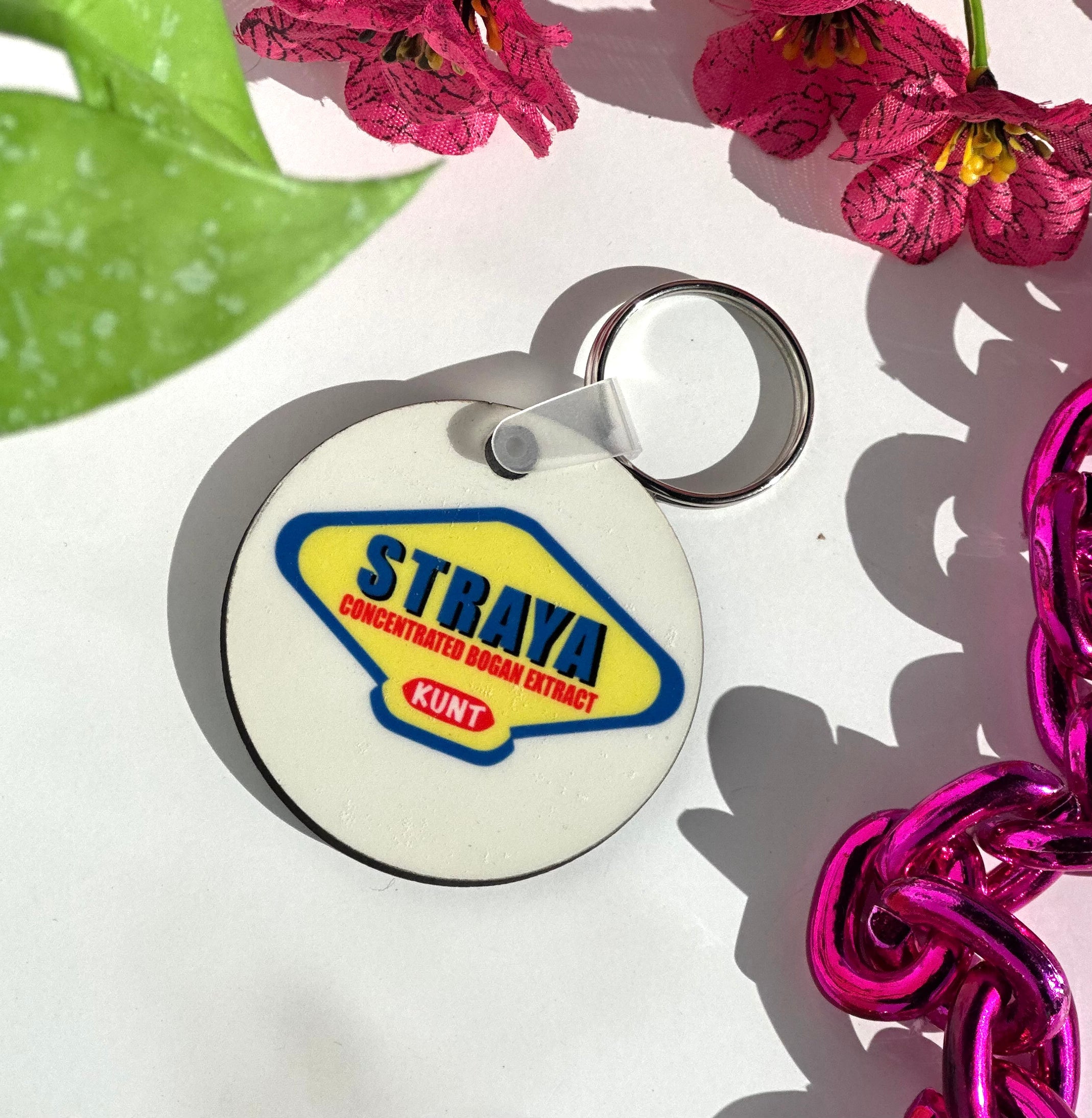 Straya Keyring front view bright