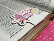 Nutmeg Reindeer Mag Bookmark Top view
