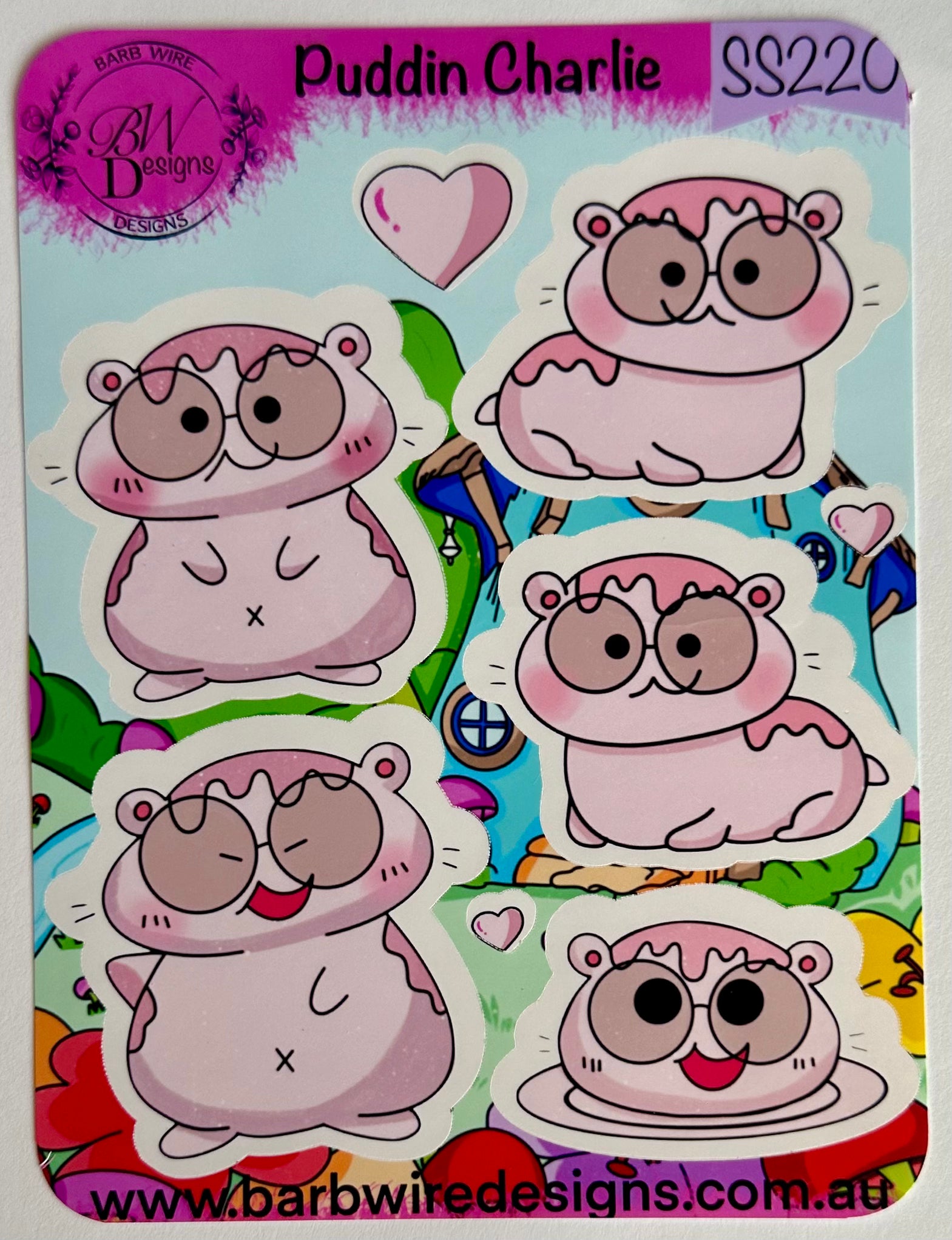 Puddin Charlie Planner Sticker Sheet