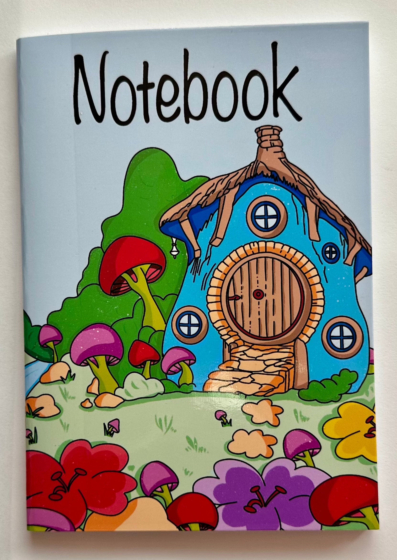 Cabin House in the Garden Handmade Notebook/Journal