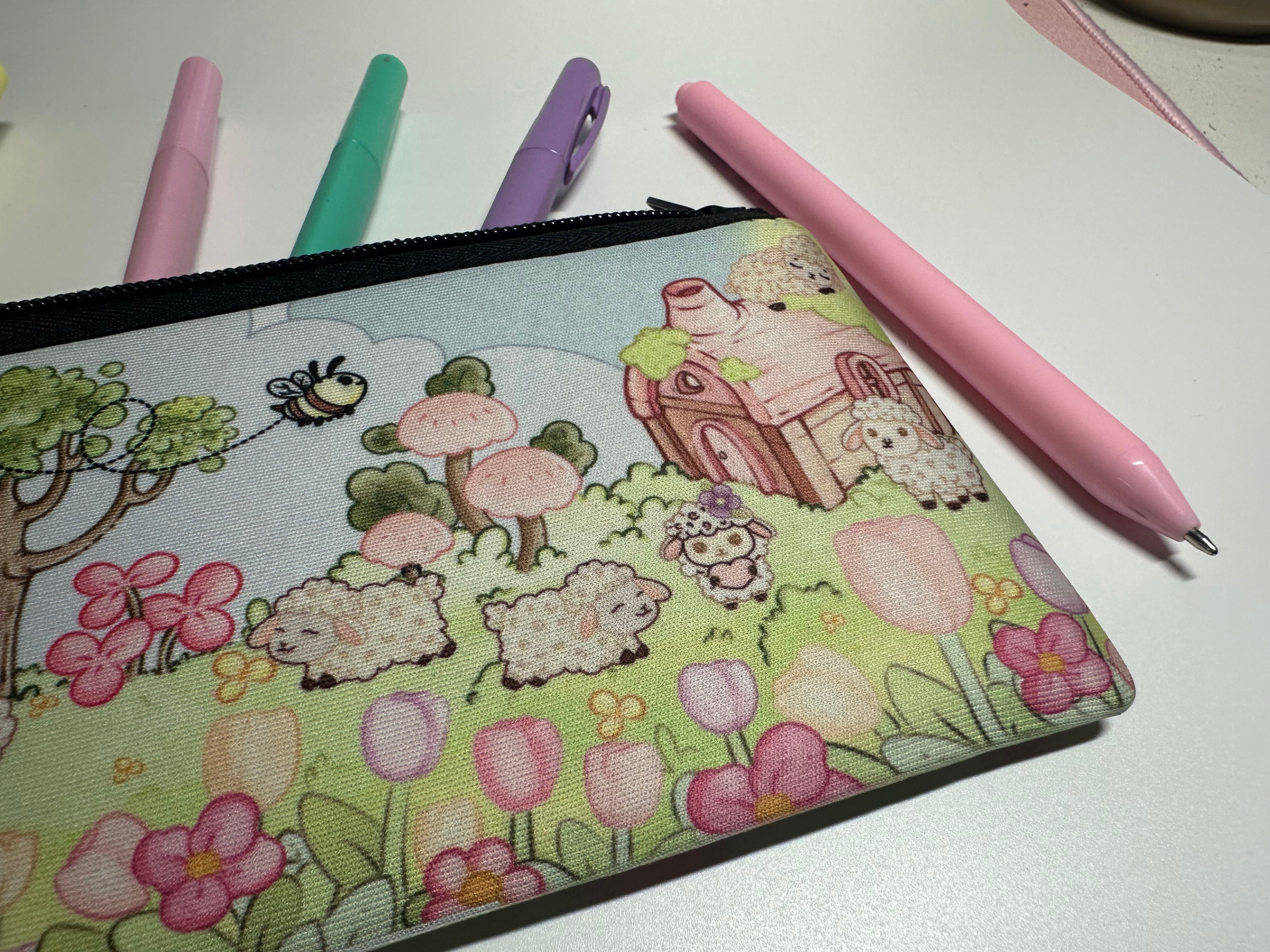 Lisa Lamb Neoprene Pencil case side view
