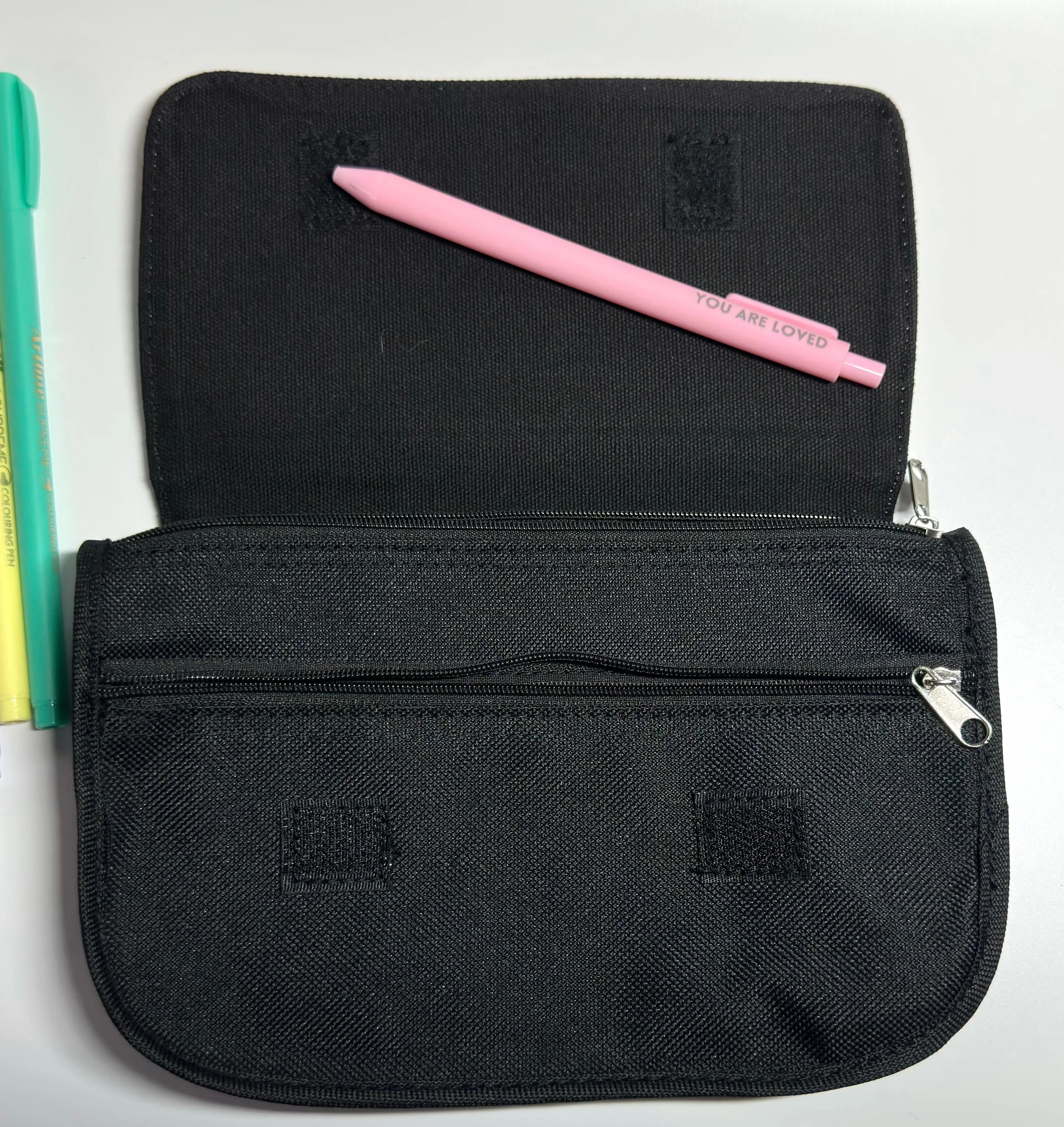 lisa lamb Pencil Bag open view