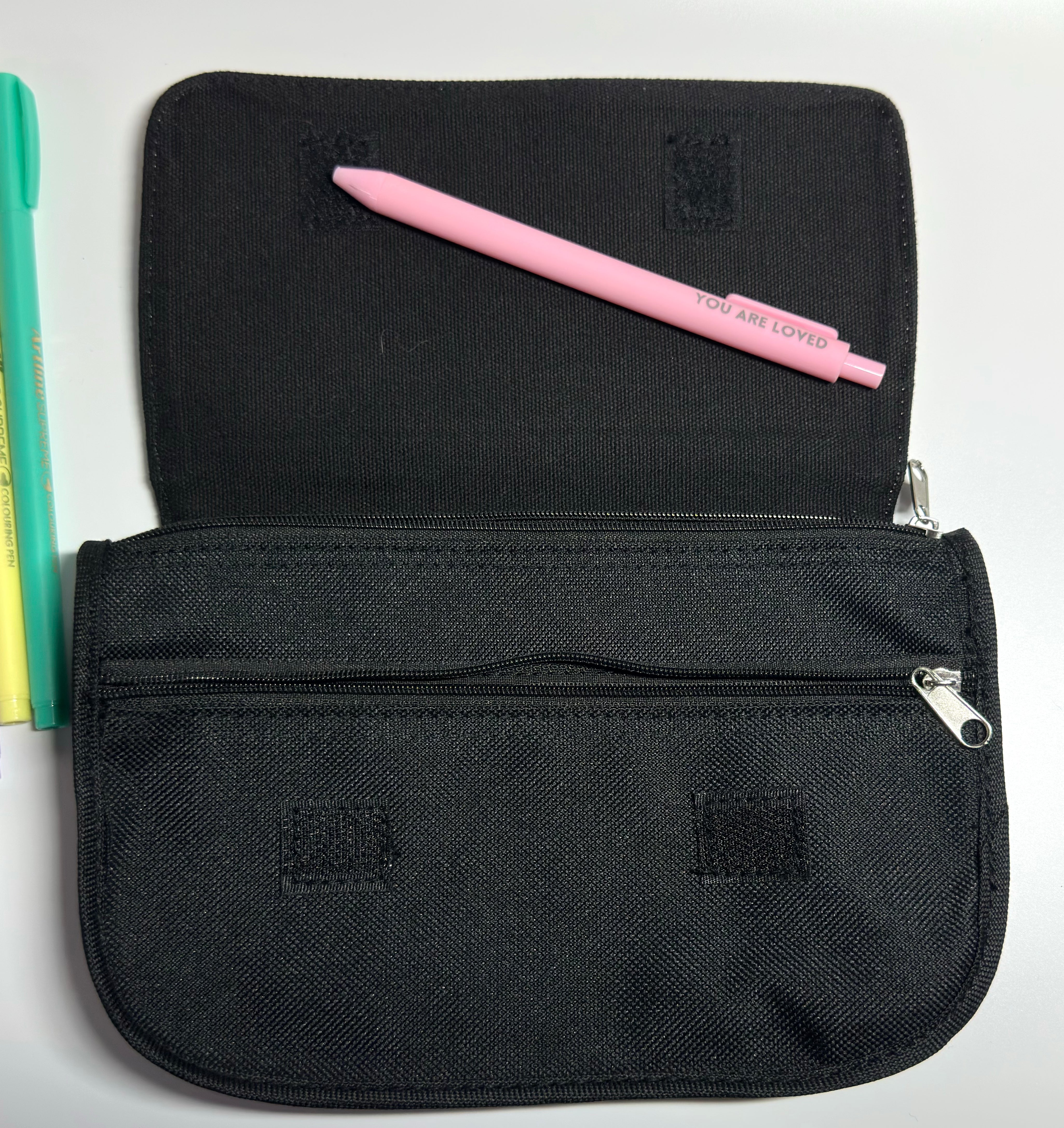 lisa lamb Pencil Bag open view