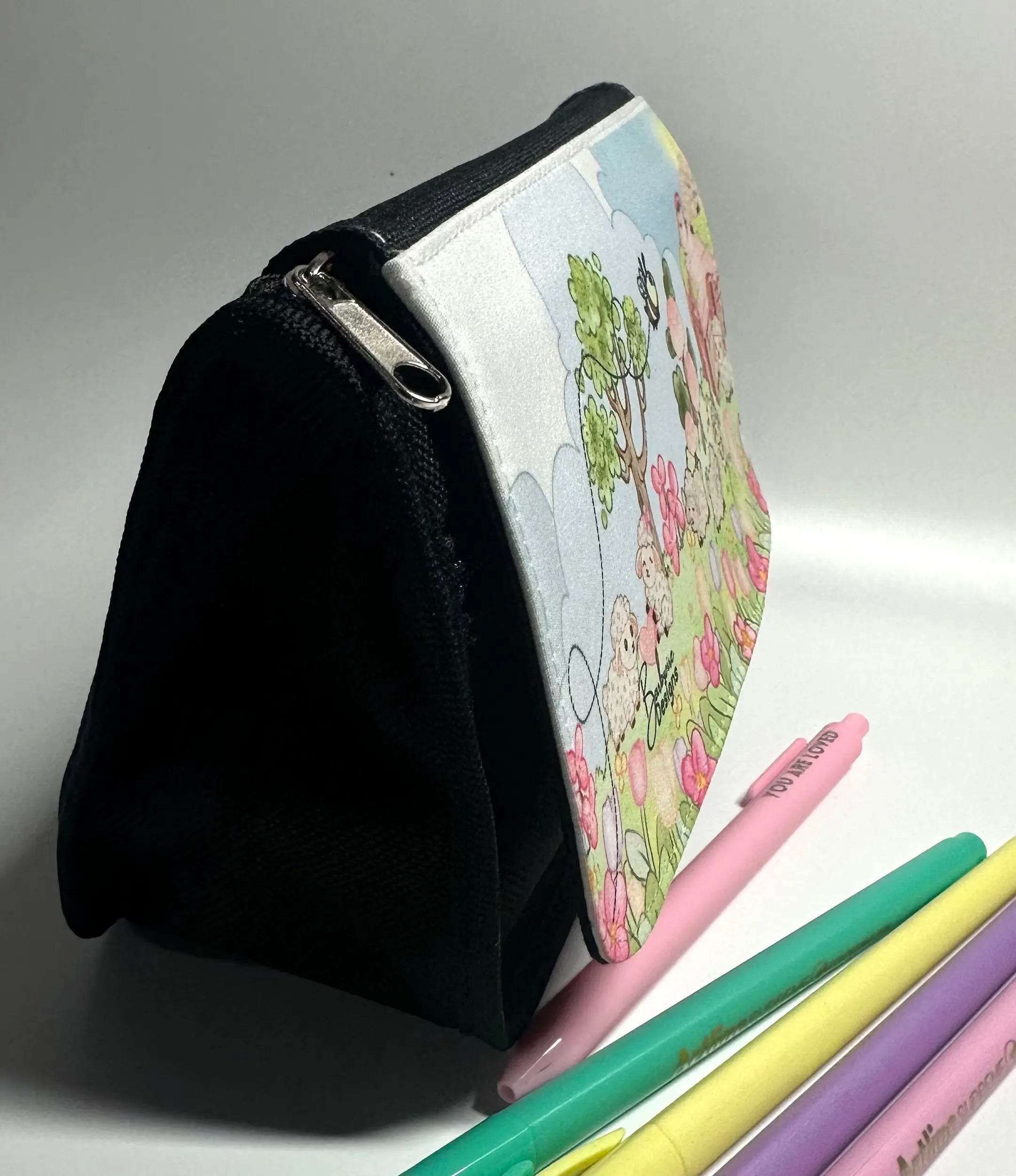 Lisa Lamb Pencil Bag side view
