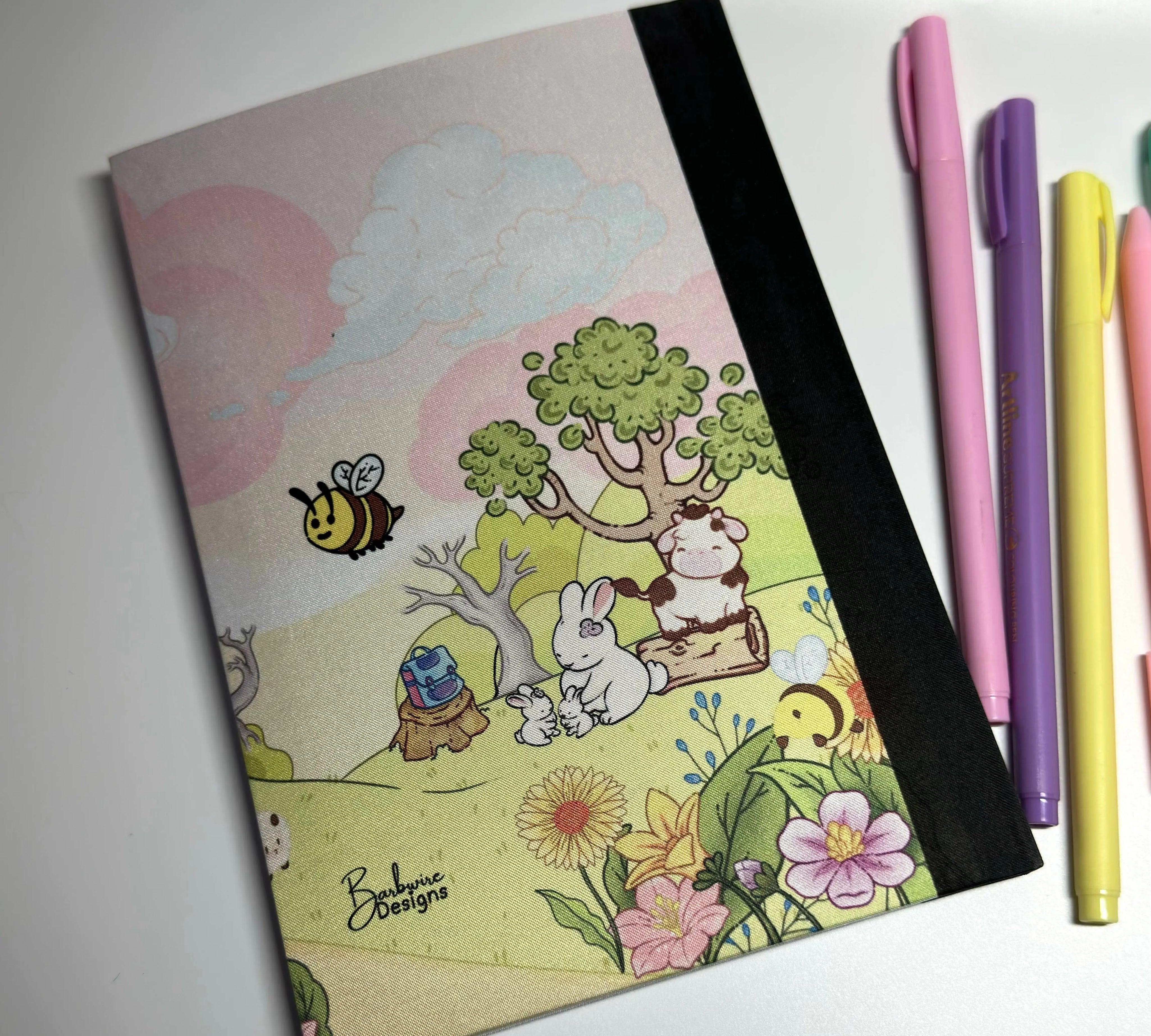 journal for daily notes Barb Wire Designs