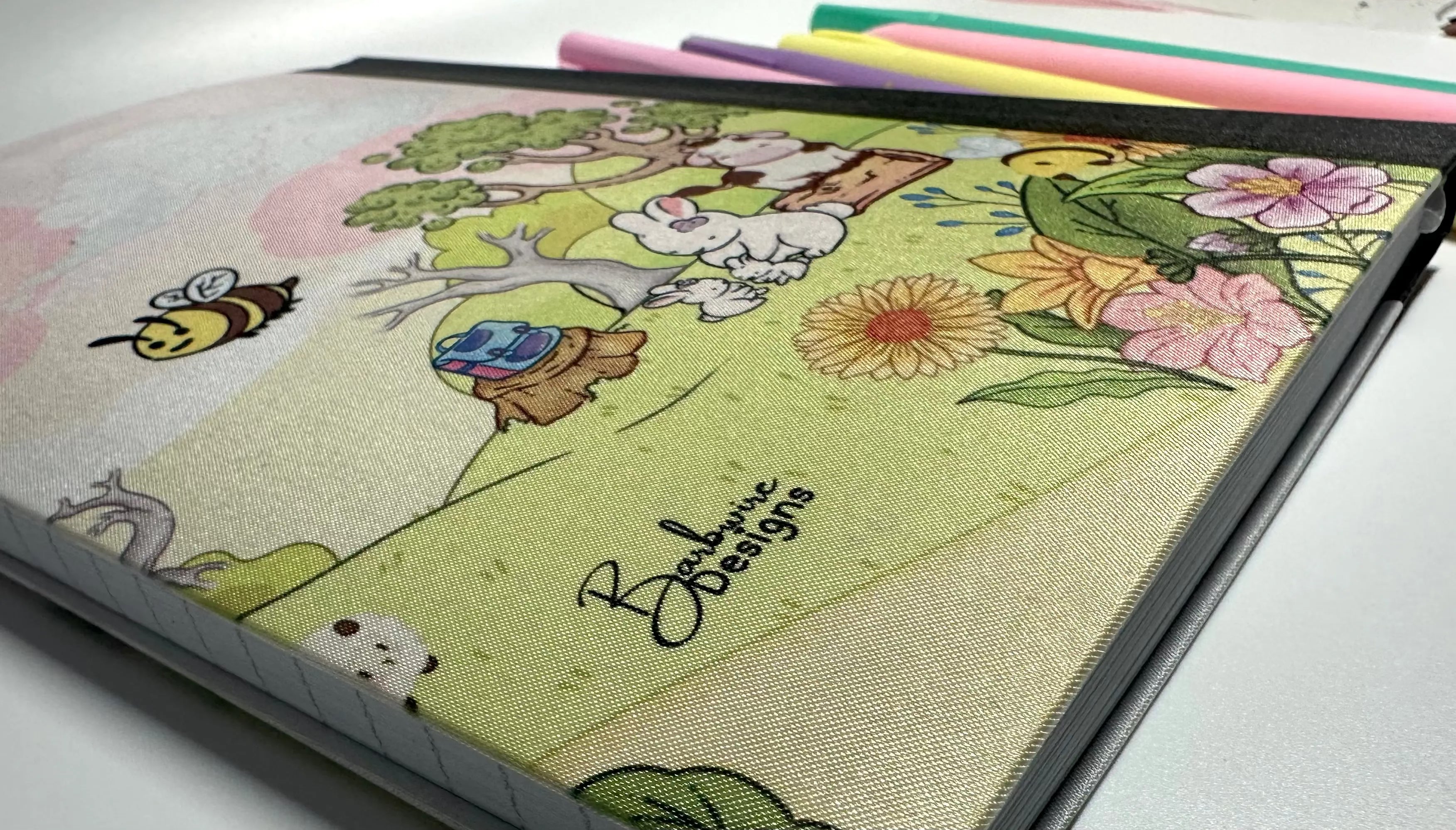 Daisy Cow Adventures Notebook/journal for daily notes Barb Wire Designs