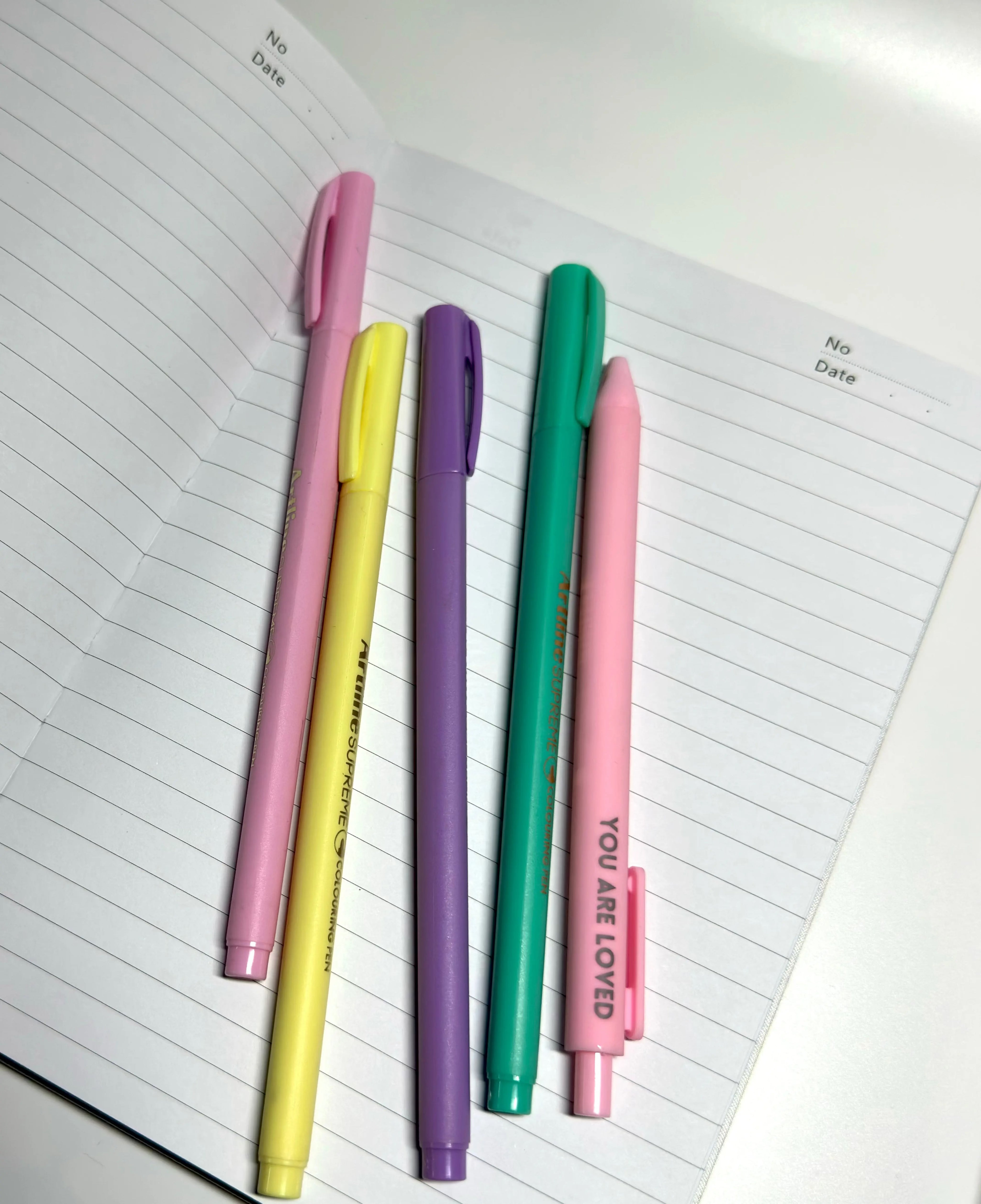 Lisa Lamb Fabric Notebook scene inside page