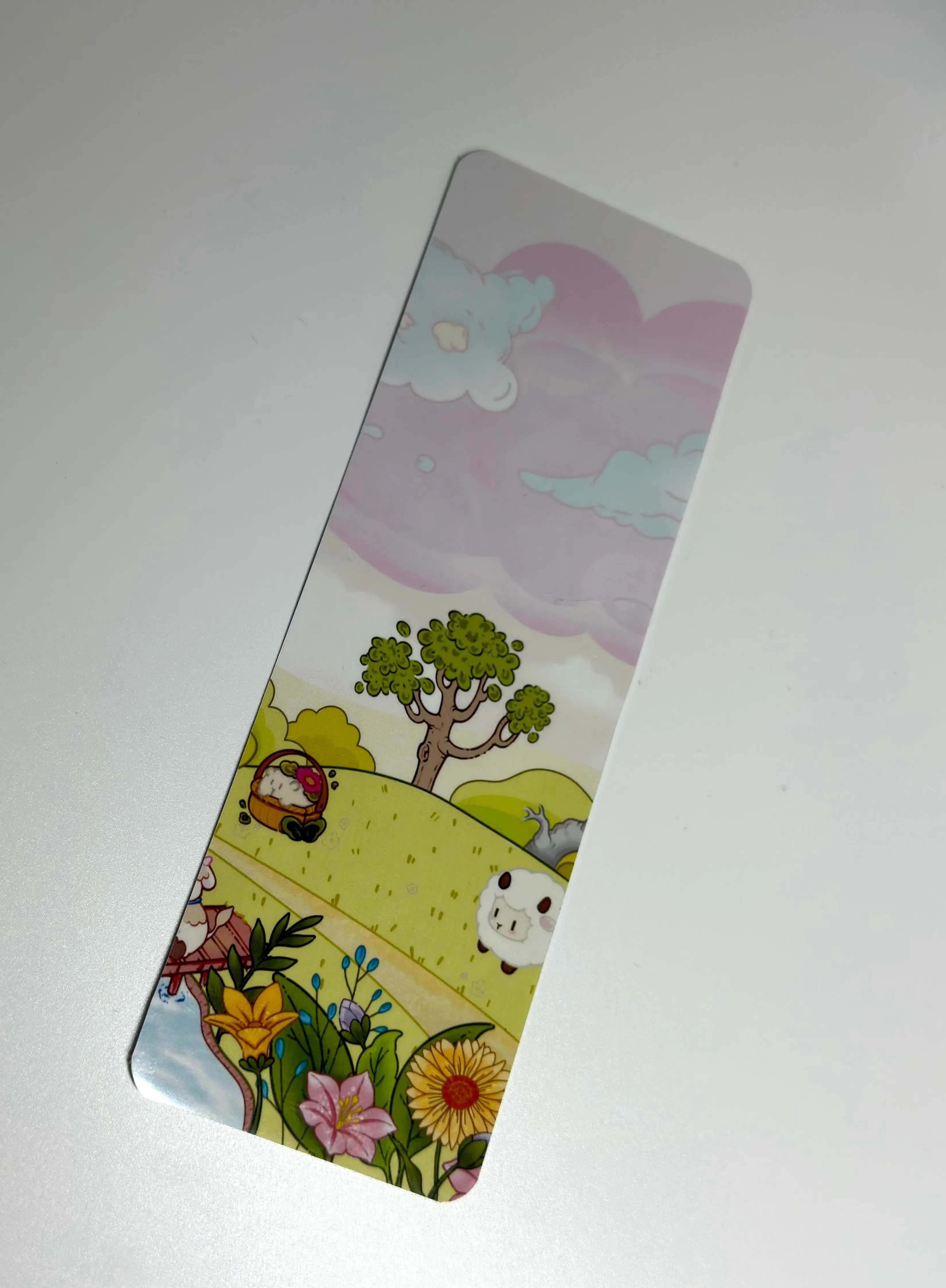 Daisy cow traditional bookmark four