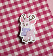 Nutmeg Reindeer Vinyl Sticker
