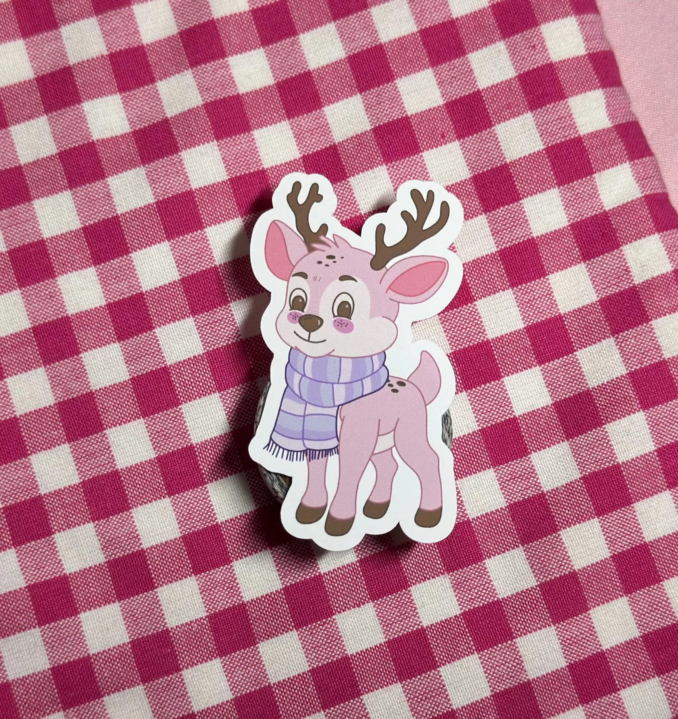 Nutmeg Reindeer Vinyl Sticker