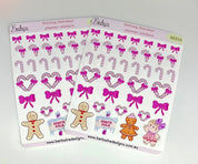 Nutmeg Reindeer Planner stickers front view full