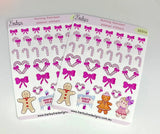 nutmeg reindeer elements planner sticker sheet