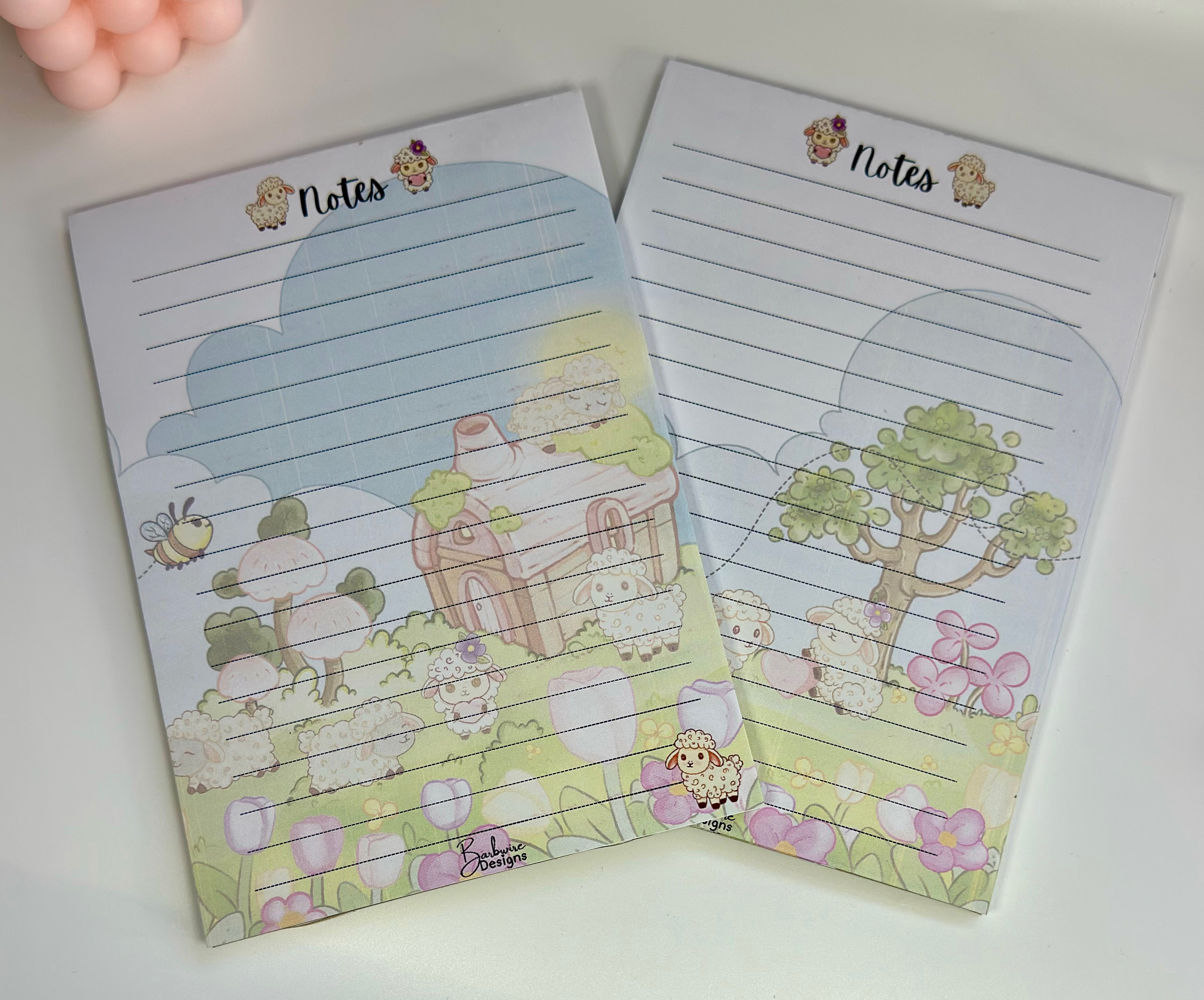 Lisa Lamb Notepads A5 scenes