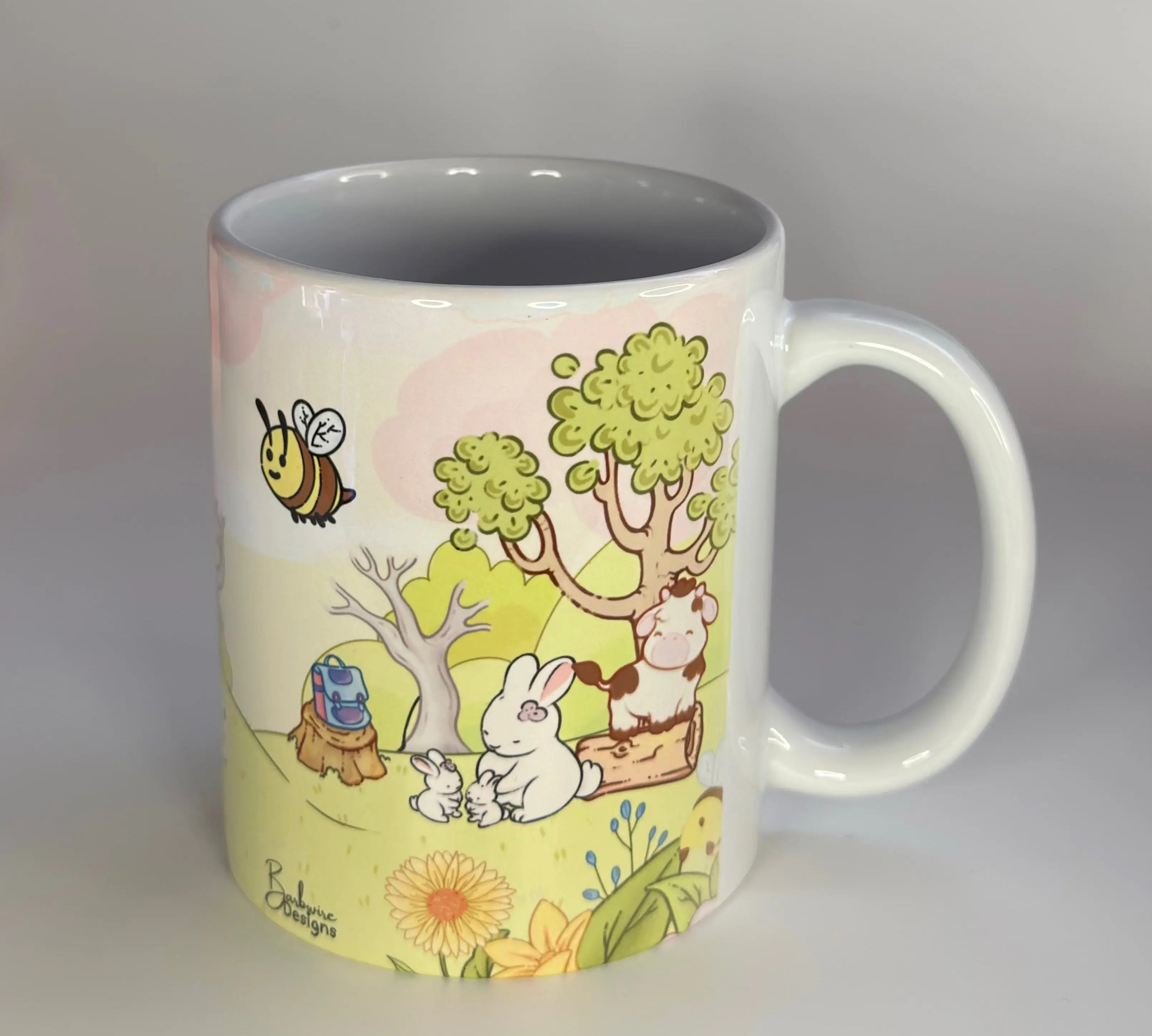 Daisy Cow Mug View right side