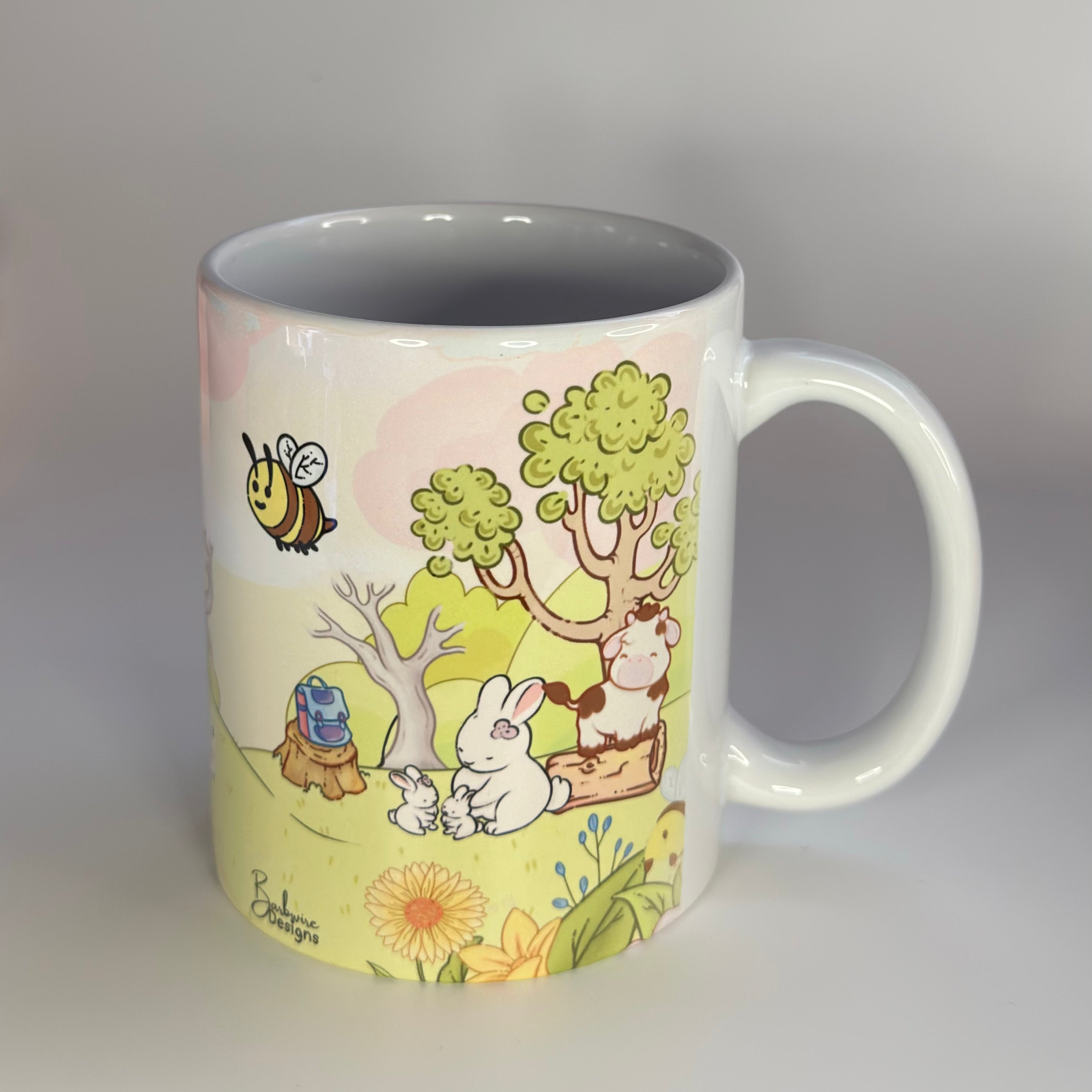 Daisy Cow Mug View right side