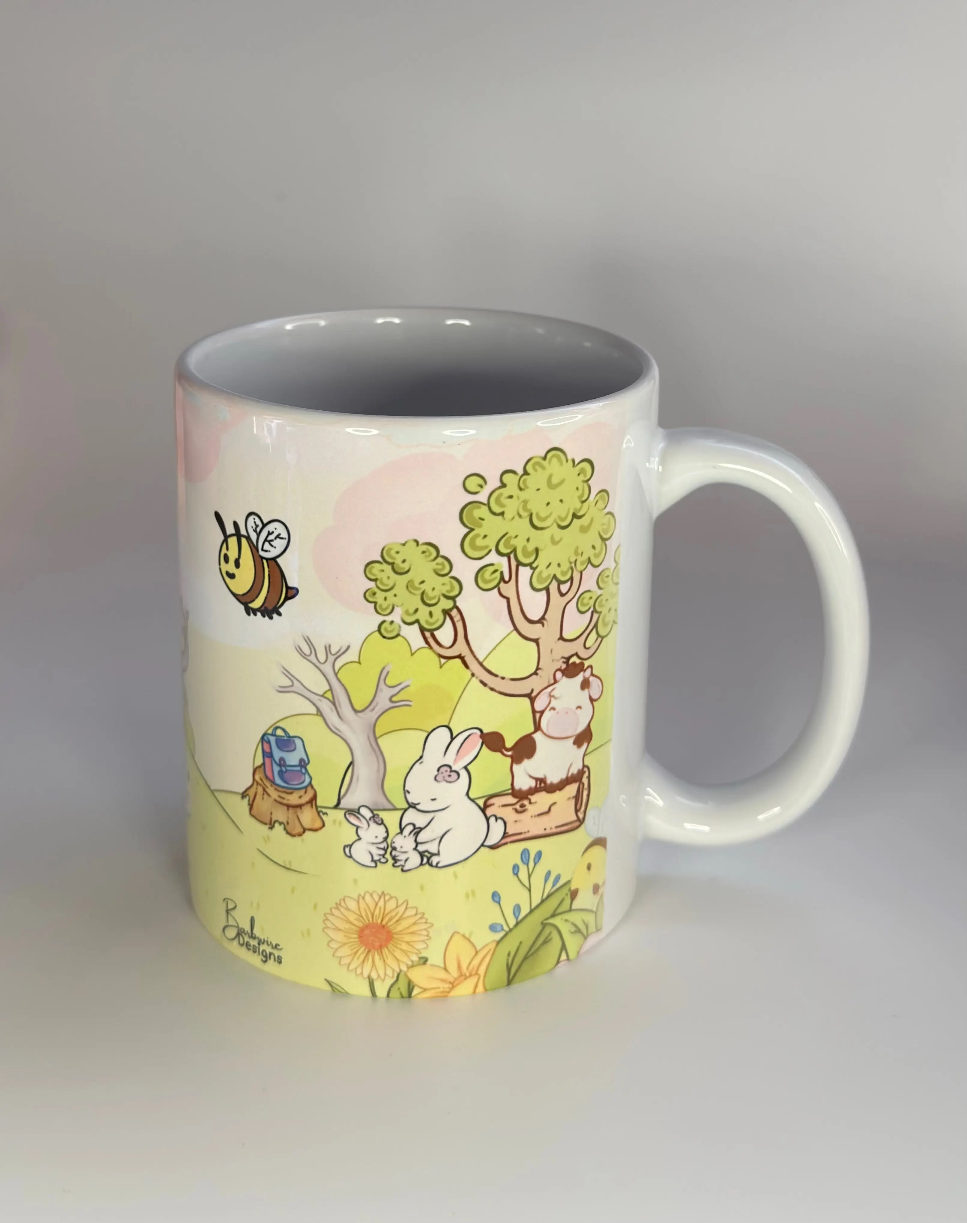 Daisy Cow Mug View right side
