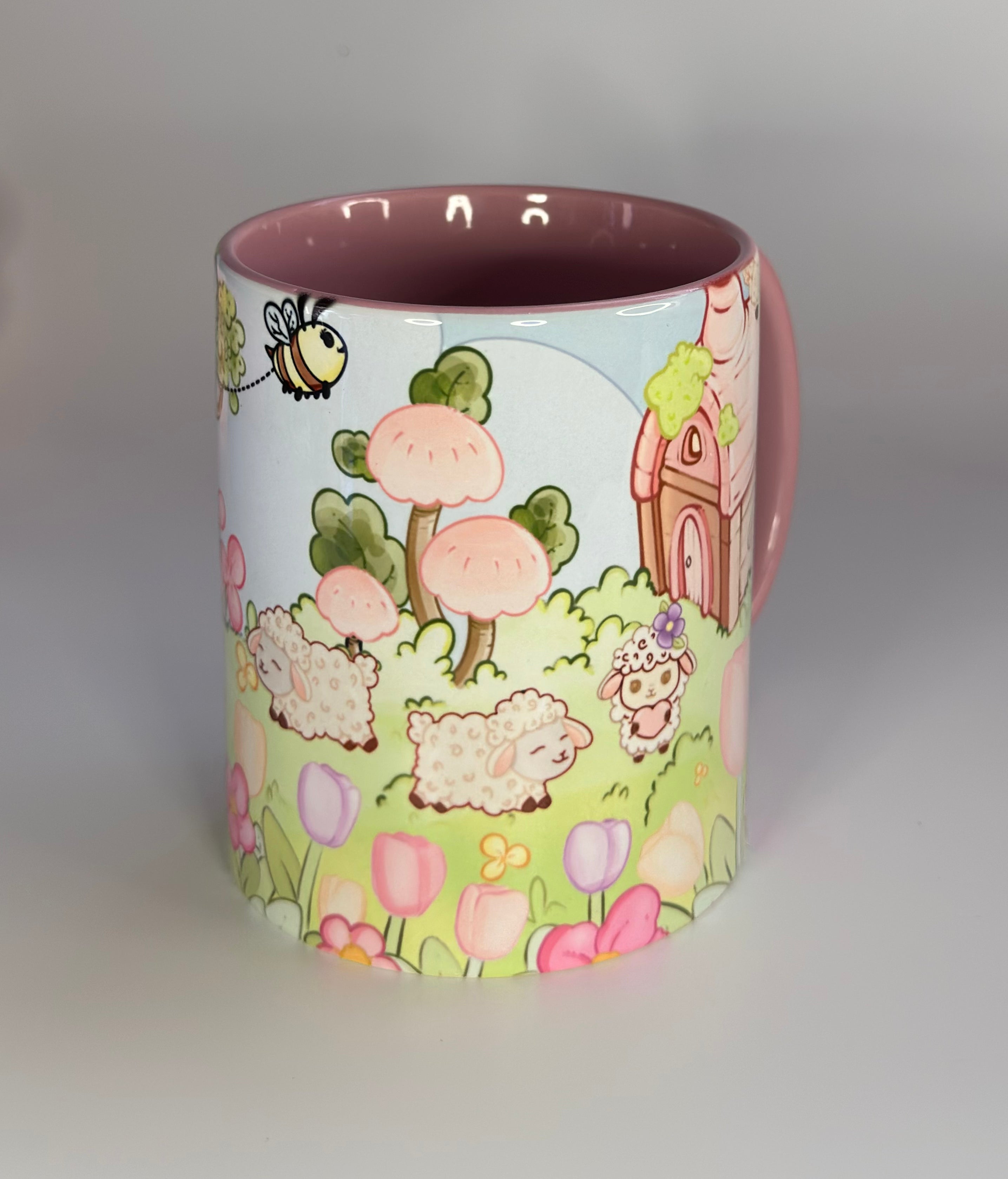 Lisa Lamb top front view of mug