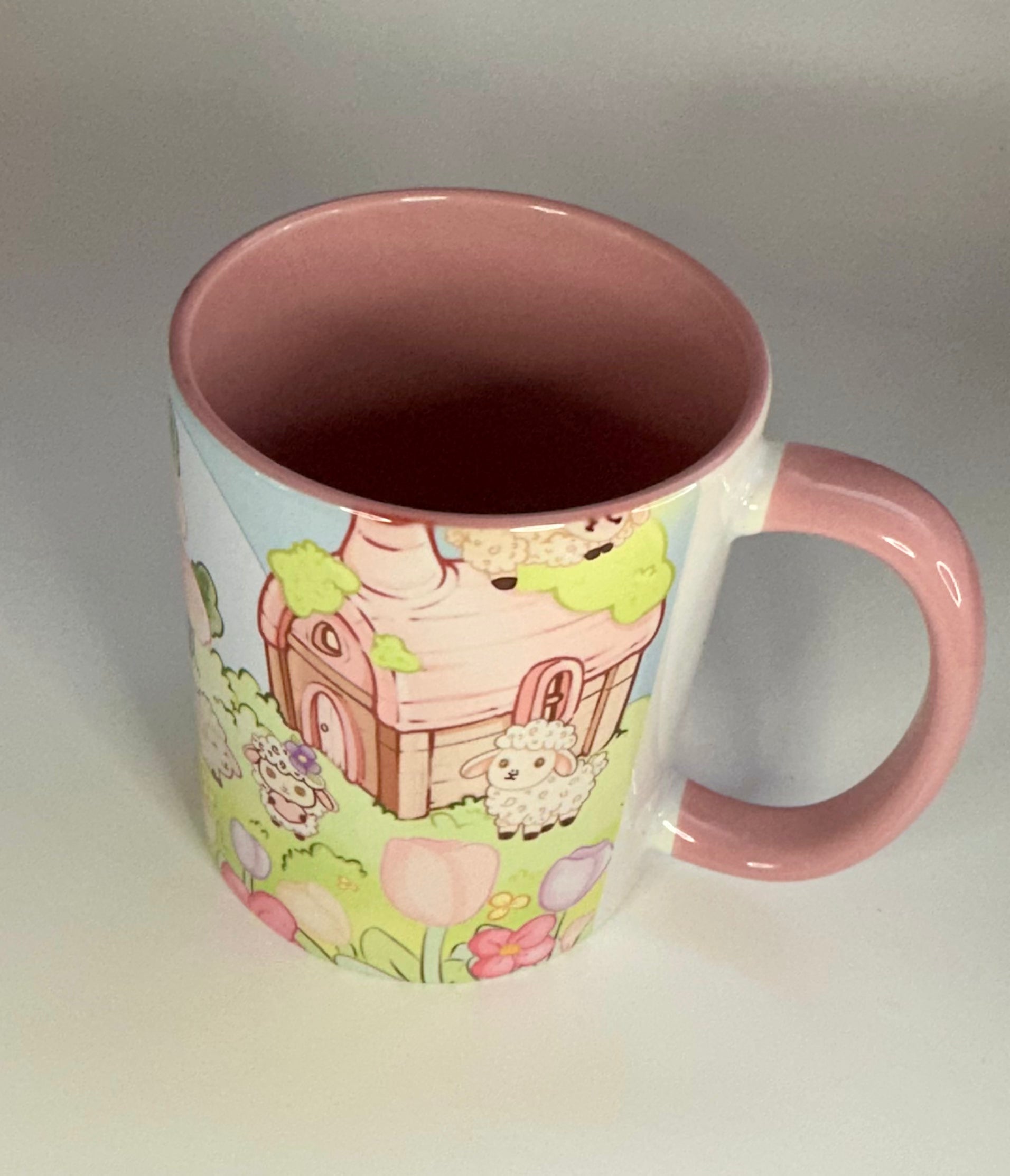 Lisa Lamb top view of mug