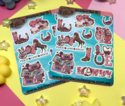 Western Set Sticker Sheet