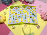 Daffodil Duck Sticker Sheet
