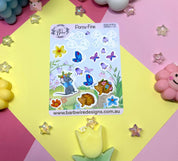 Porcu-fine Sticker Sheet Barb Wire Designs