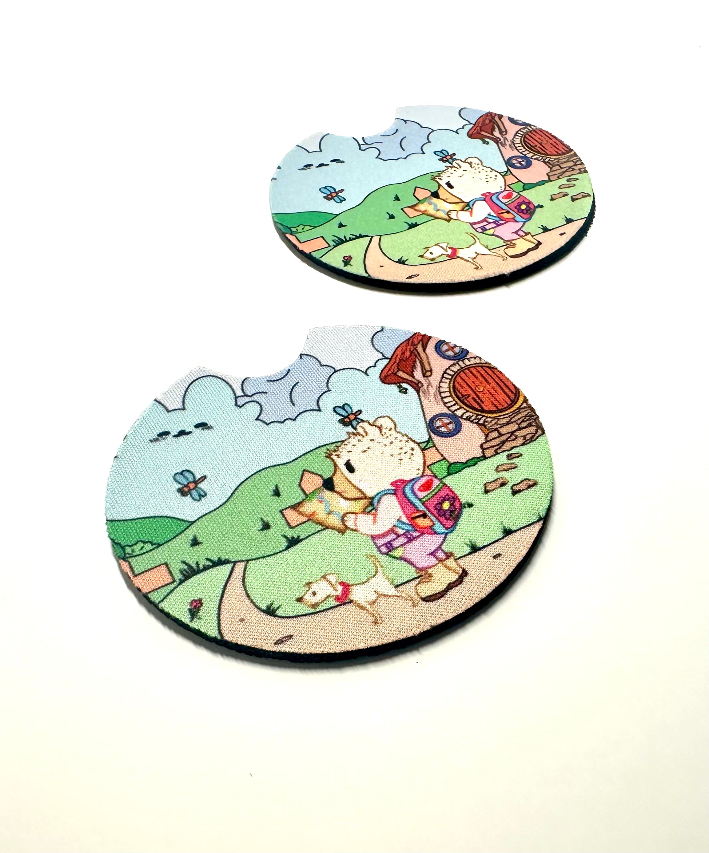 Adventure Bear Car Coaster Set