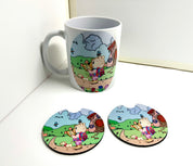 Adventure Bear Car Coaster Set