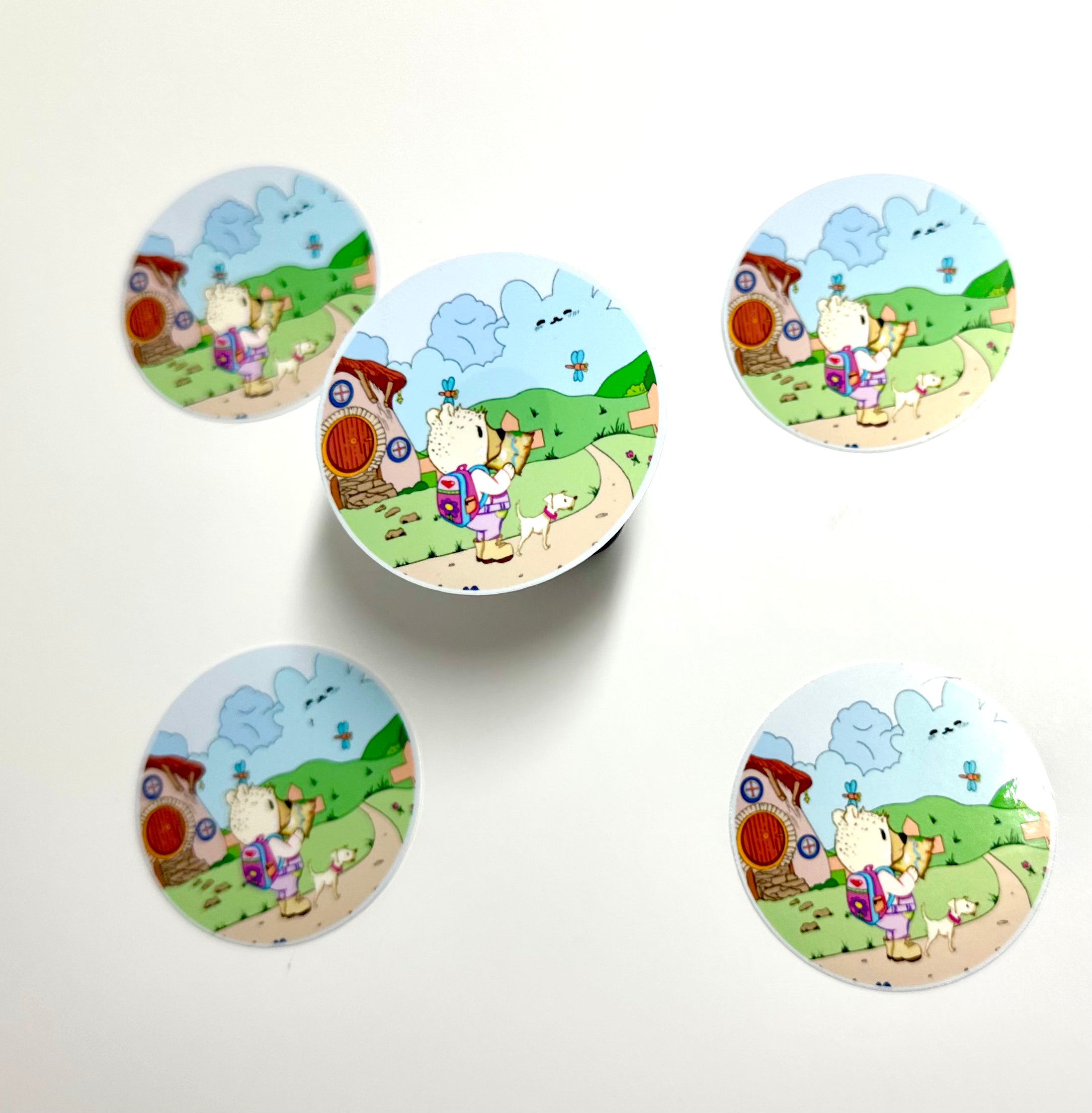 Adventure Bear Vinyl Sticker