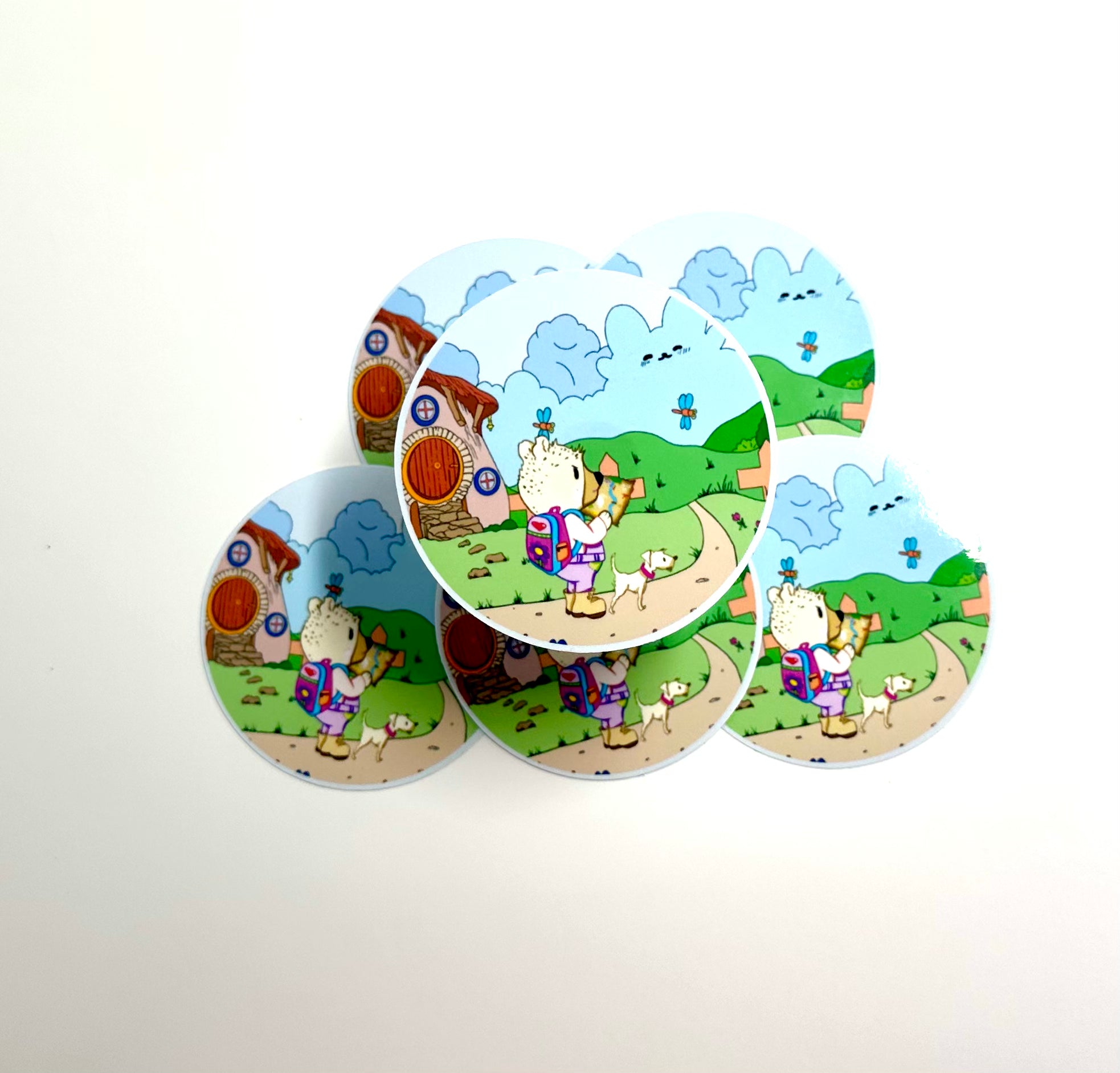 Adventure Bear Vinyl Sticker