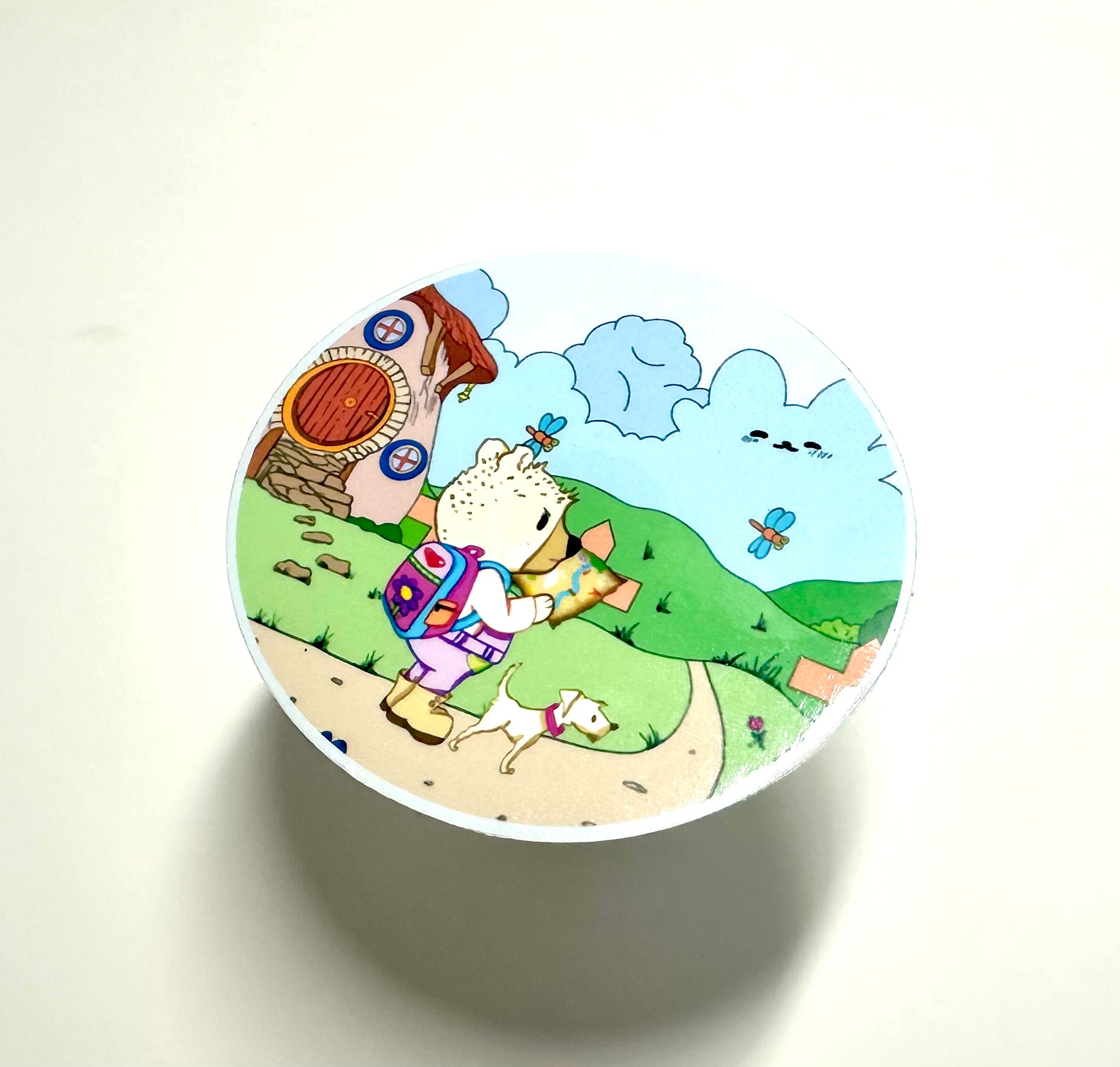 Adventure Bear Vinyl Sticker