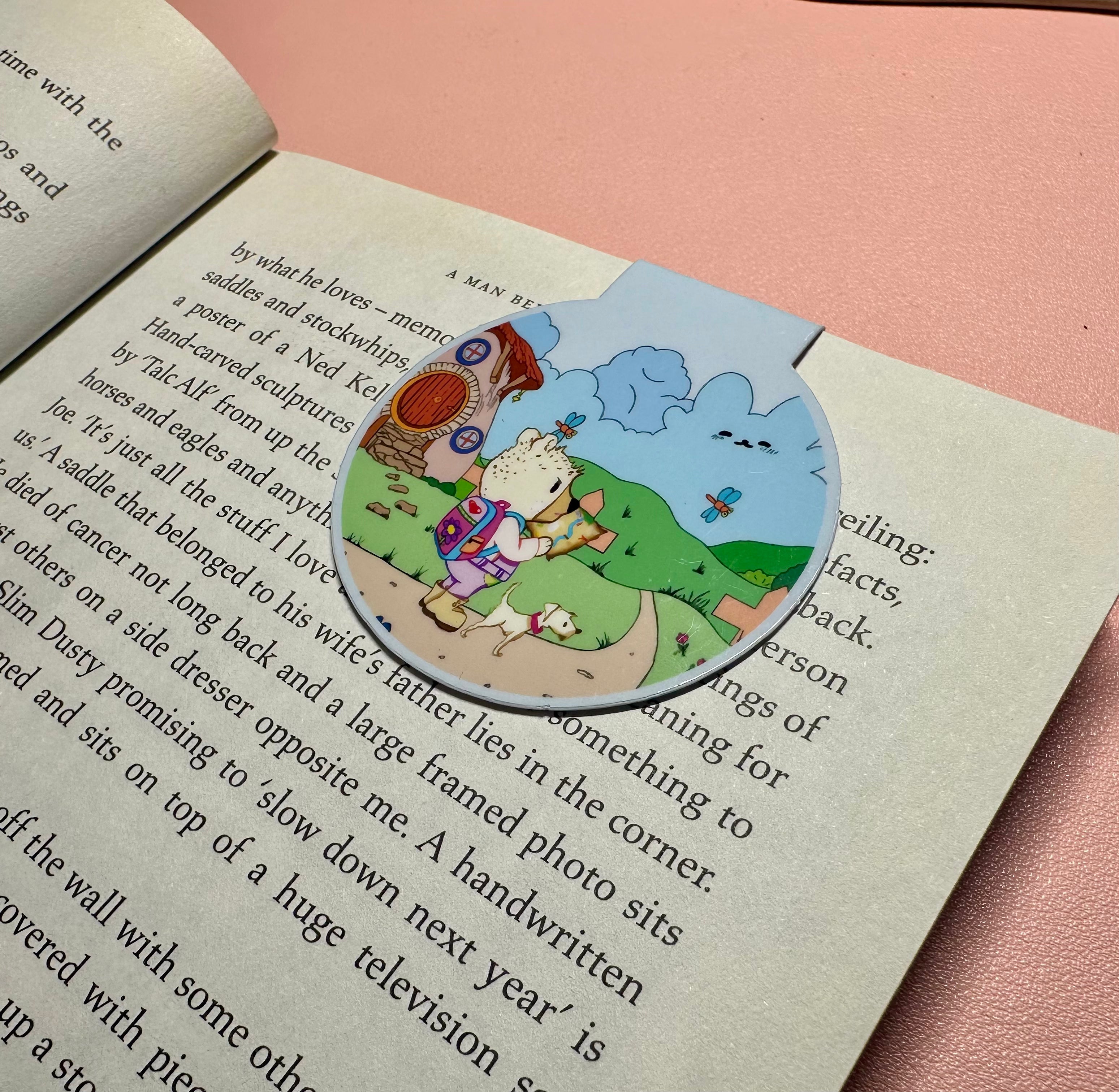 Adventure Bear Magnetic Bookmark
